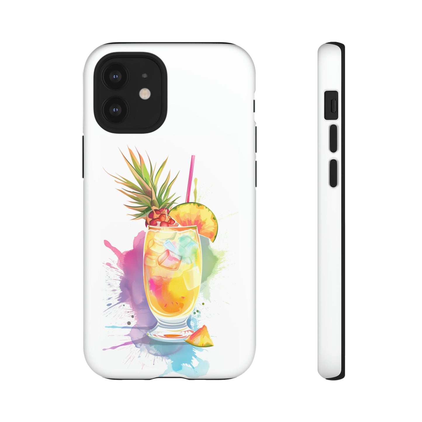 Pina Colada Cocktail Hawaiian Tropical Phone Case, Island Tropics, Wireless Compatible, Protective Cell Phone Case iPhone, Samsung, Pixel
