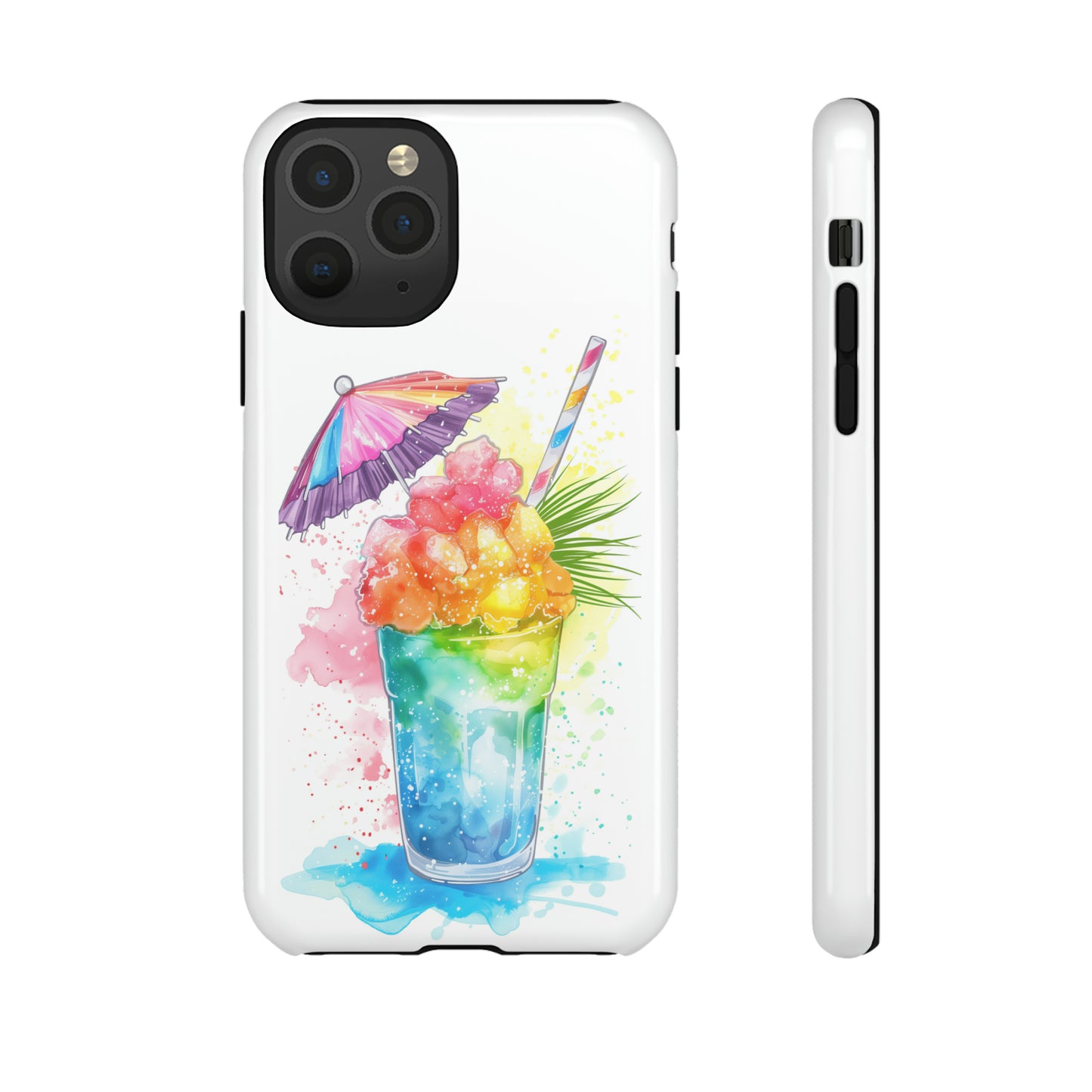 Shave Ice Colorful Hawaiian Tropical Phone Case, 808, Island Tropics, Wireless Compatible, Protective Cell Phone Case iPhone, Samsung, Pixel