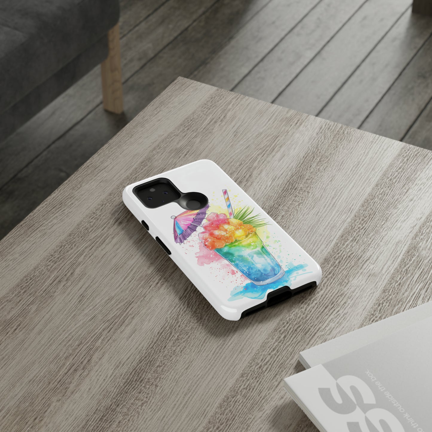 Shave Ice Colorful Hawaiian Tropical Phone Case, 808, Island Tropics, Wireless Compatible, Protective Cell Phone Case iPhone, Samsung, Pixel