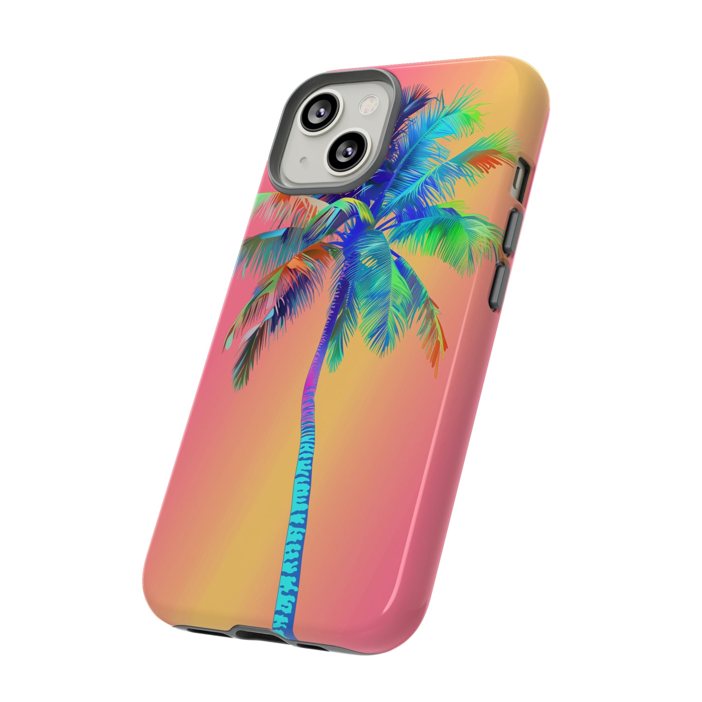 Palm Tree Pink Hawaiian Tropical Phone Case, 808, Island Tropics, Wireless Compatible, Protective Cell Phone Case for iPhone, Samsung, Pixel