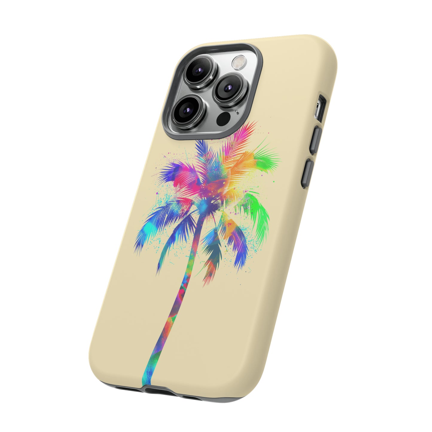 Colorful Palm Tree Hawaiian Tropical Phone Case, Island Tropics, Wireless Compatible, Protective Cell Phone Case for iPhone, Samsung, Pixel