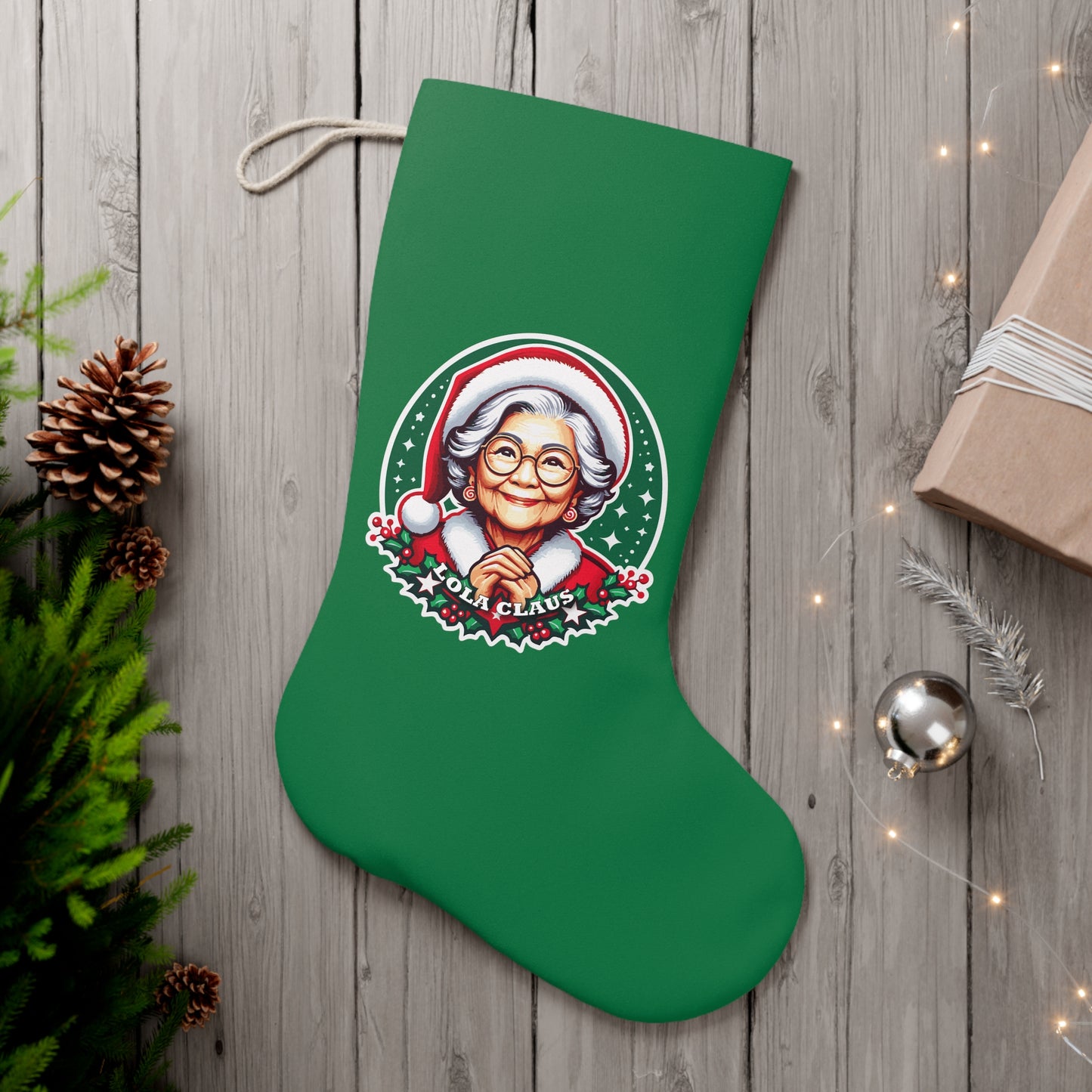 Lola Claus Christmas Stocking