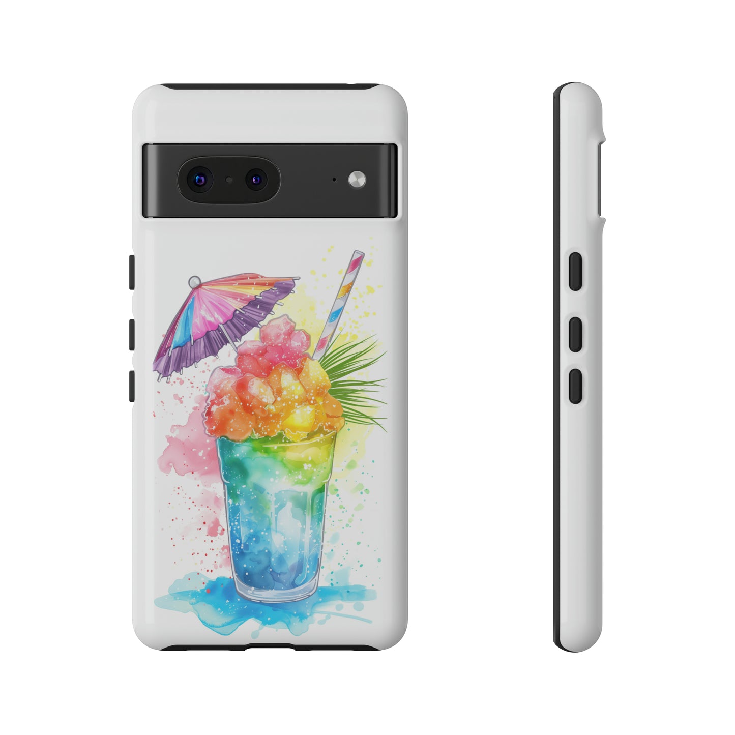 Shave Ice Colorful Hawaiian Tropical Phone Case, 808, Island Tropics, Wireless Compatible, Protective Cell Phone Case iPhone, Samsung, Pixel