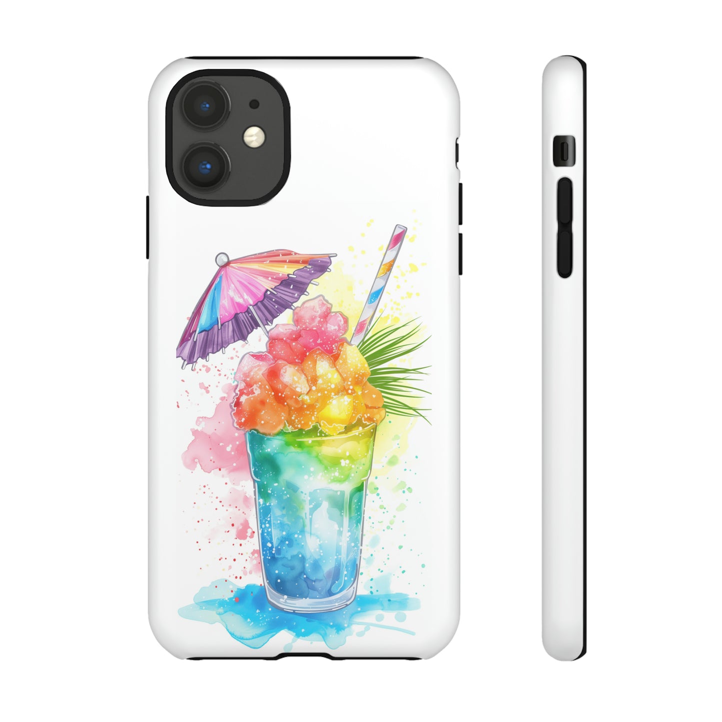 Shave Ice Colorful Hawaiian Tropical Phone Case, 808, Island Tropics, Wireless Compatible, Protective Cell Phone Case iPhone, Samsung, Pixel