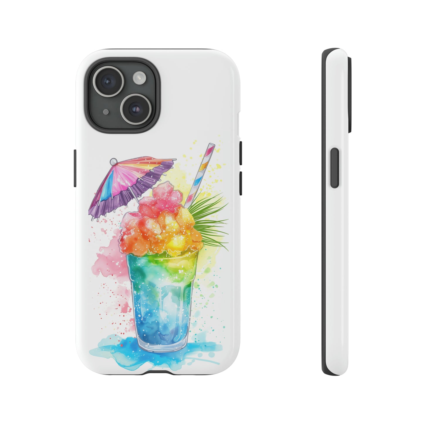 Shave Ice Colorful Hawaiian Tropical Phone Case, 808, Island Tropics, Wireless Compatible, Protective Cell Phone Case iPhone, Samsung, Pixel