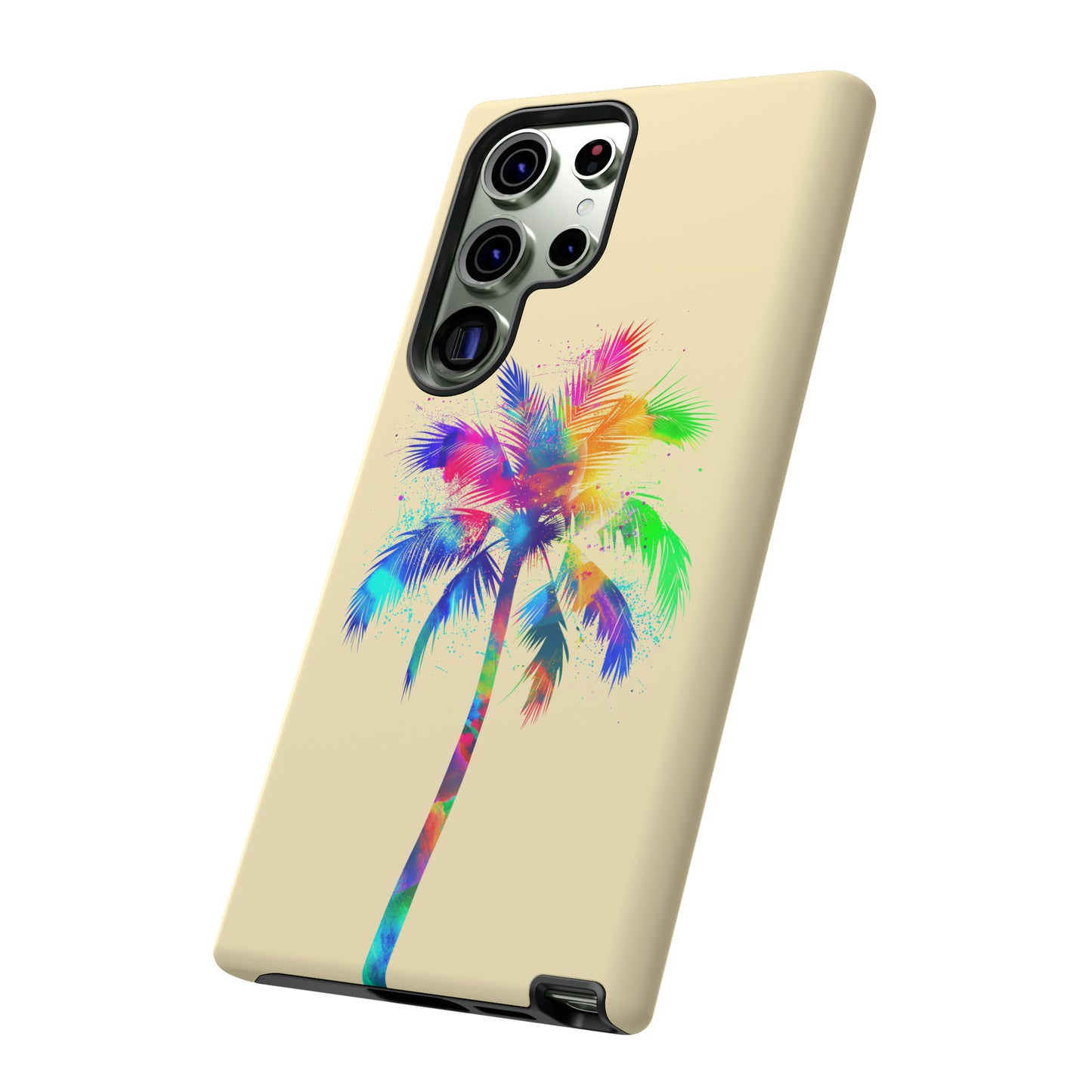 Colorful Palm Tree Hawaiian Tropical Phone Case, Island Tropics, Wireless Compatible, Protective Cell Phone Case for iPhone, Samsung, Pixel