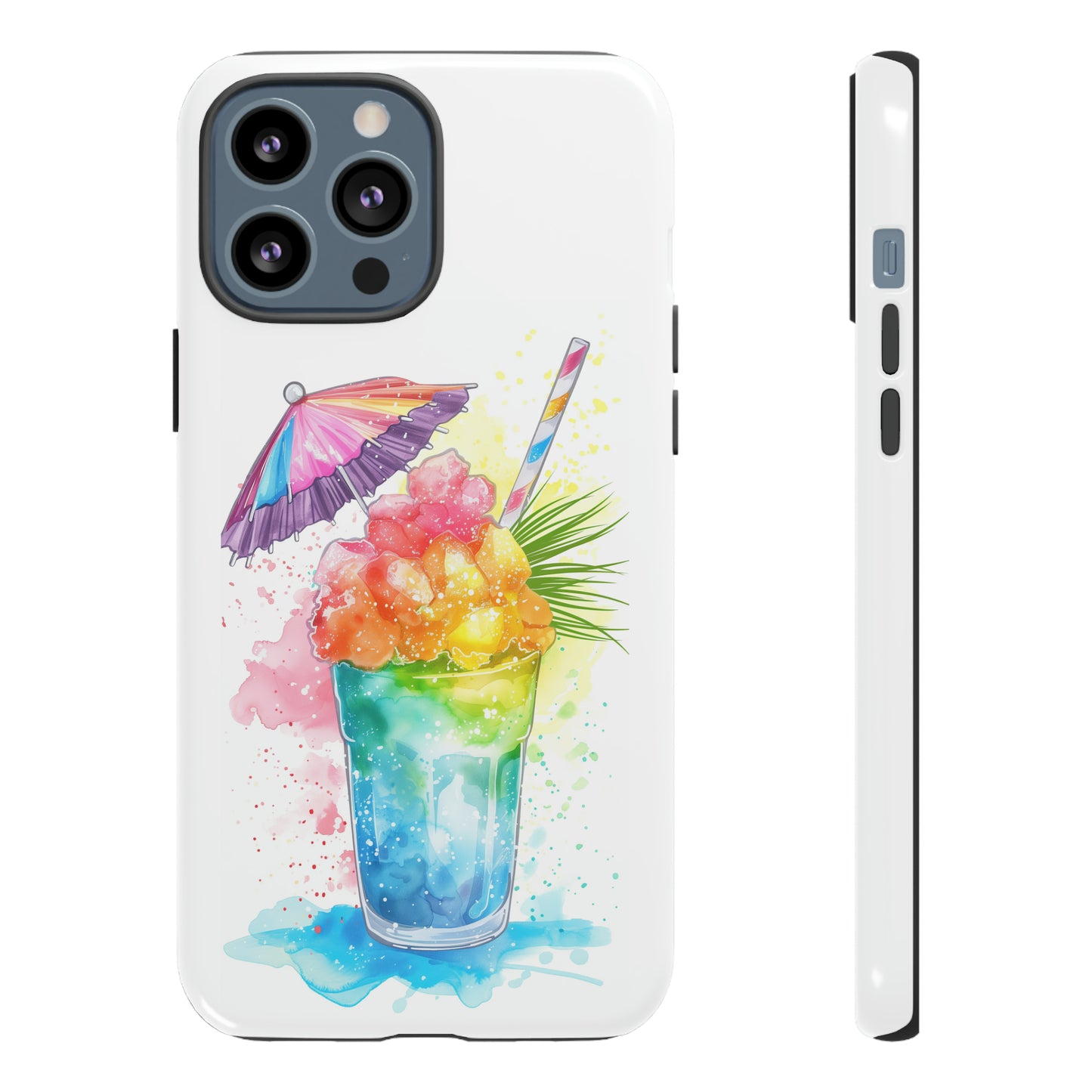 Shave Ice Colorful Hawaiian Tropical Phone Case, 808, Island Tropics, Wireless Compatible, Protective Cell Phone Case iPhone, Samsung, Pixel