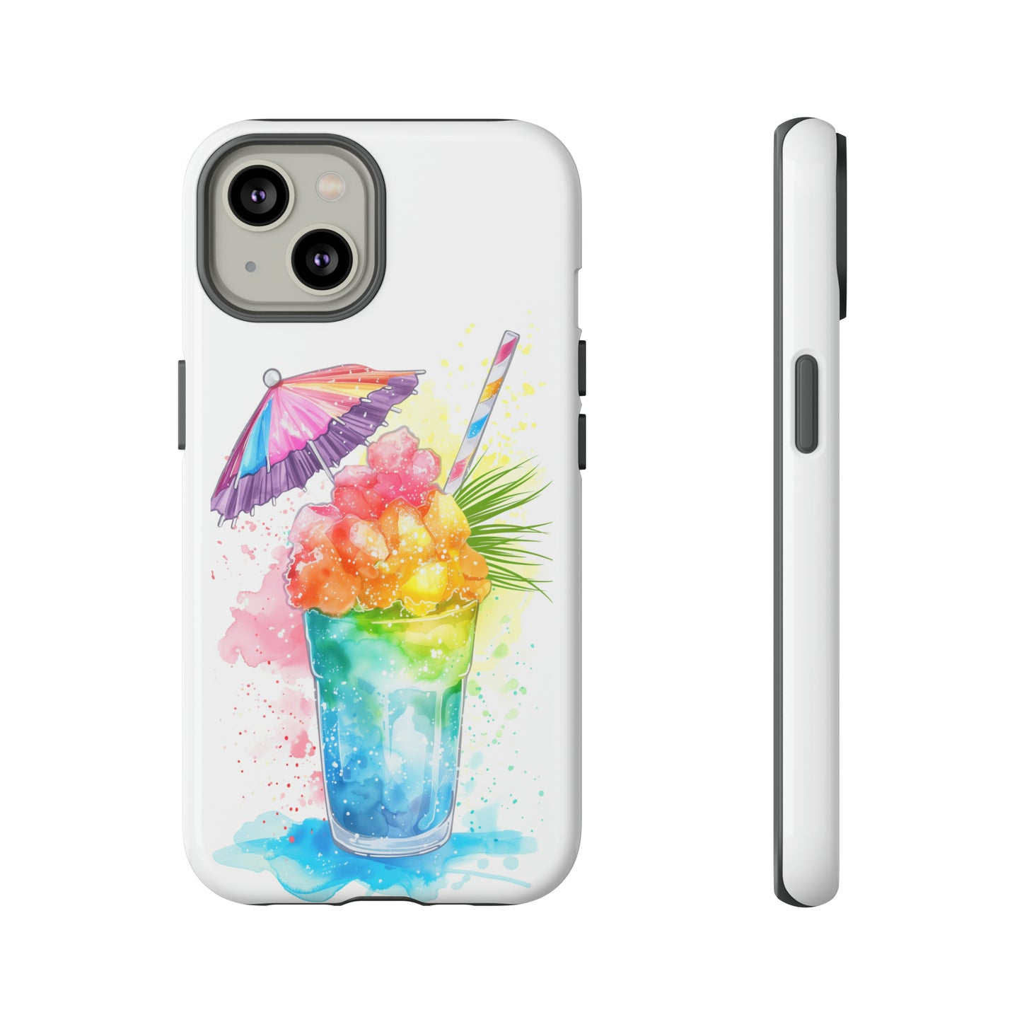 Shave Ice Colorful Hawaiian Tropical Phone Case, 808, Island Tropics, Wireless Compatible, Protective Cell Phone Case iPhone, Samsung, Pixel