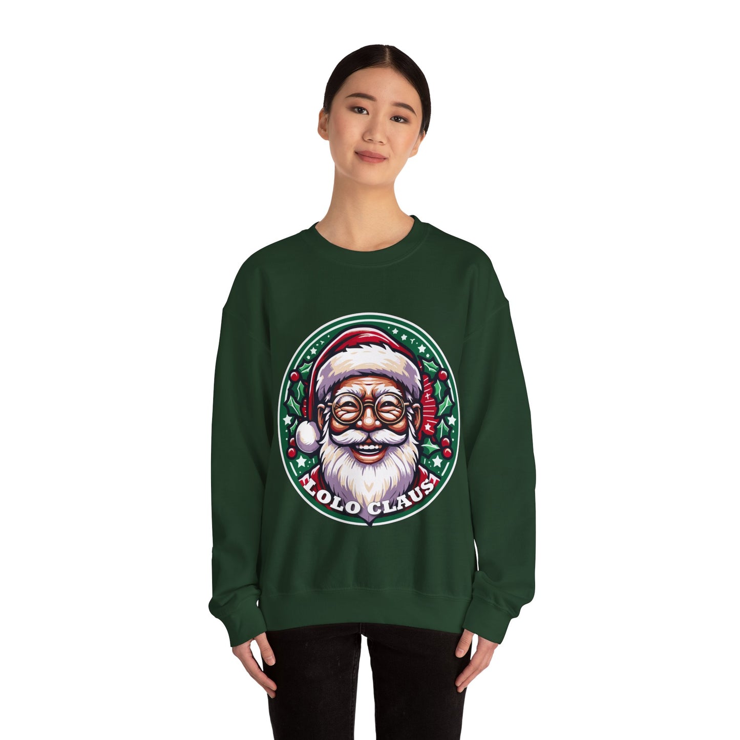 Lolo Claus Unisex Heavy Blend™ Crewneck Sweatshirt