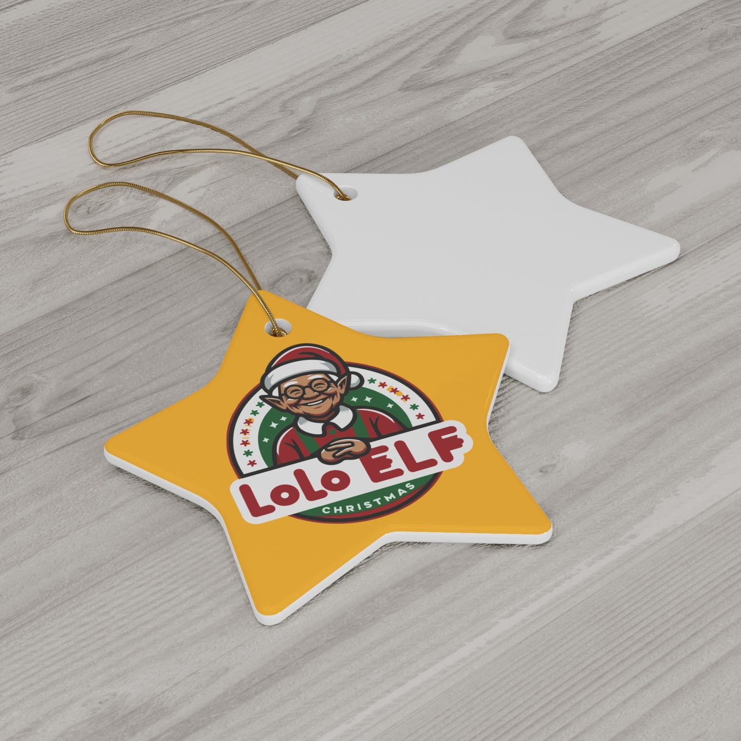 Lolo Elf Ceramic Ornament, 4 Shapes