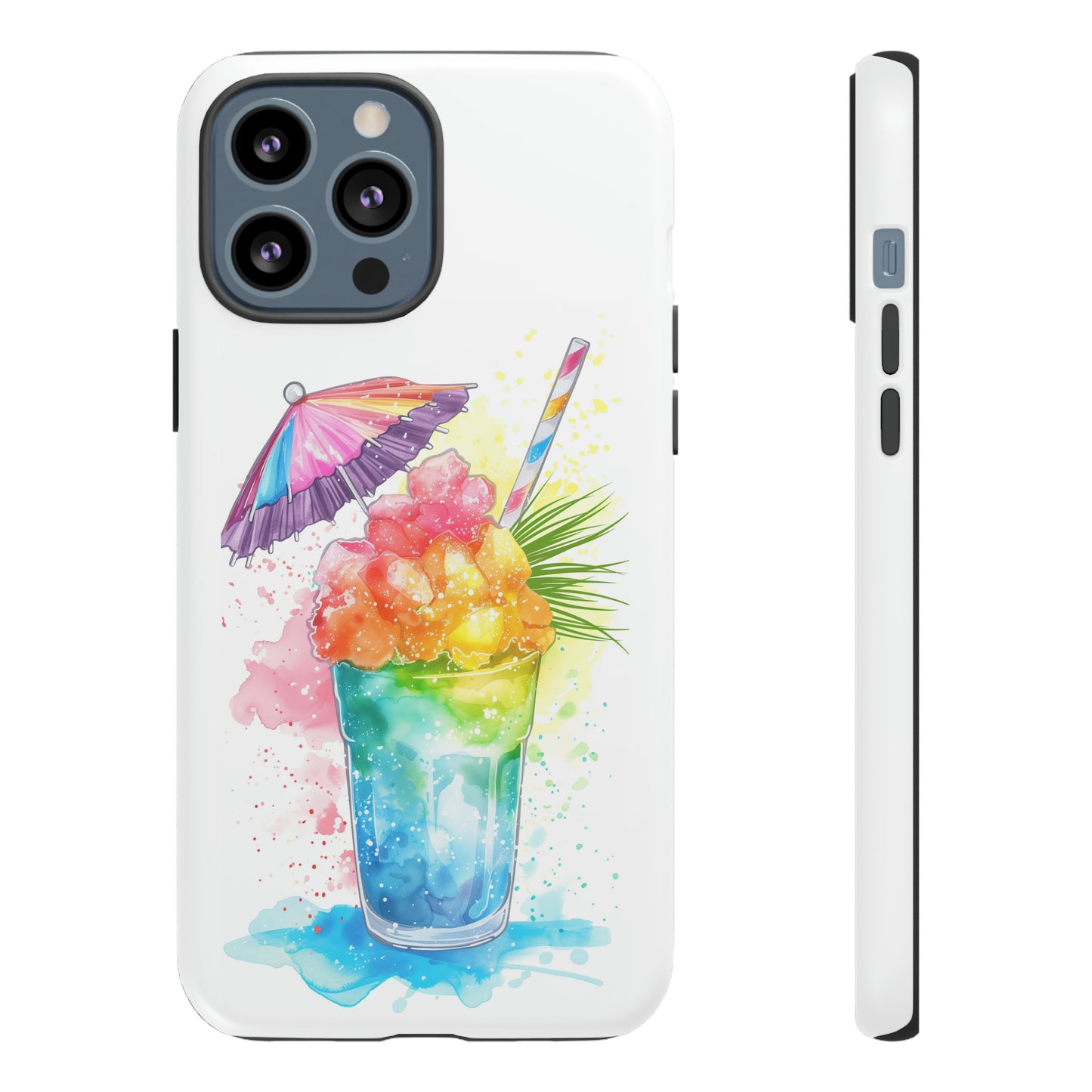 Shave Ice Colorful Hawaiian Tropical Phone Case, 808, Island Tropics, Wireless Compatible, Protective Cell Phone Case iPhone, Samsung, Pixel