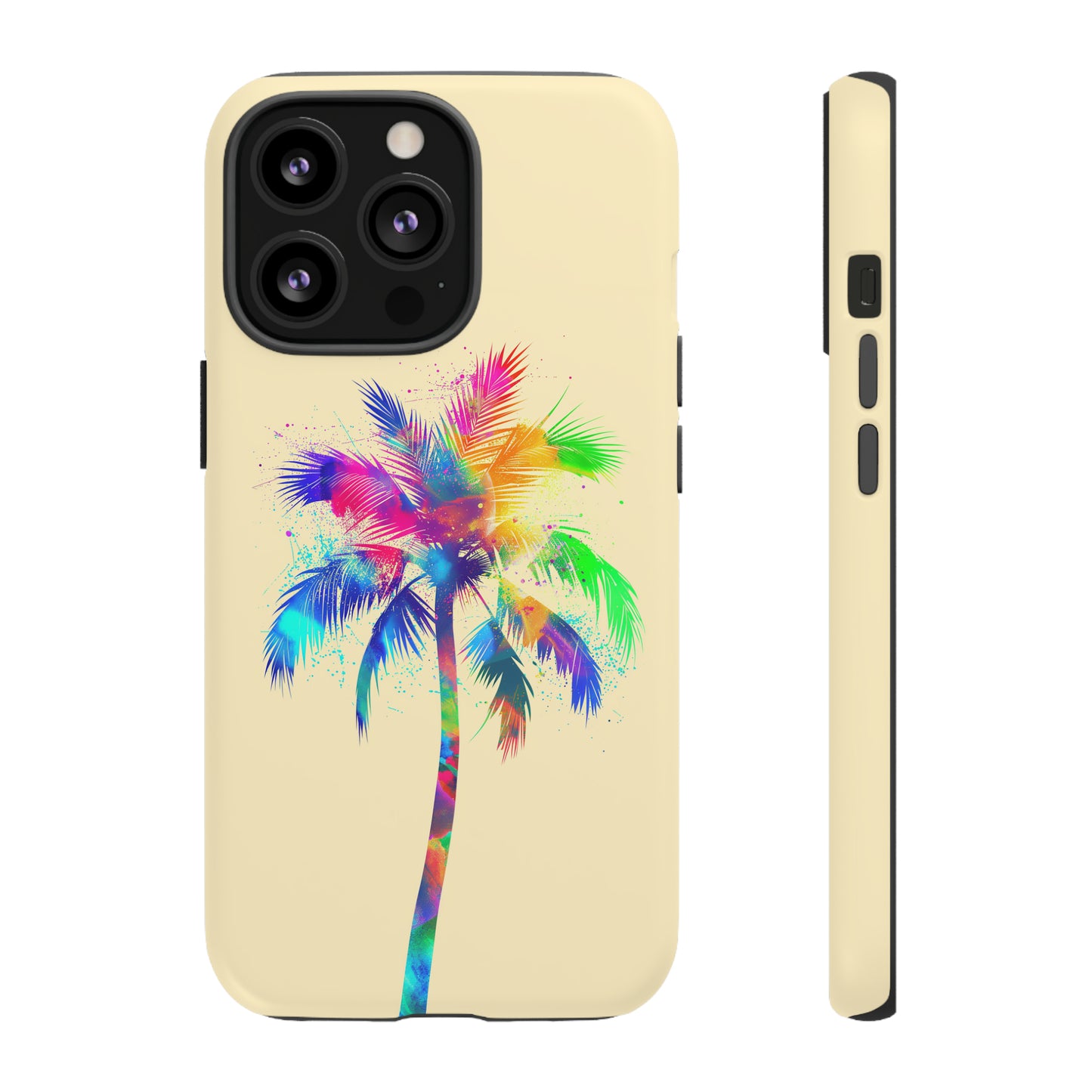 Colorful Palm Tree Hawaiian Tropical Phone Case, Island Tropics, Wireless Compatible, Protective Cell Phone Case for iPhone, Samsung, Pixel