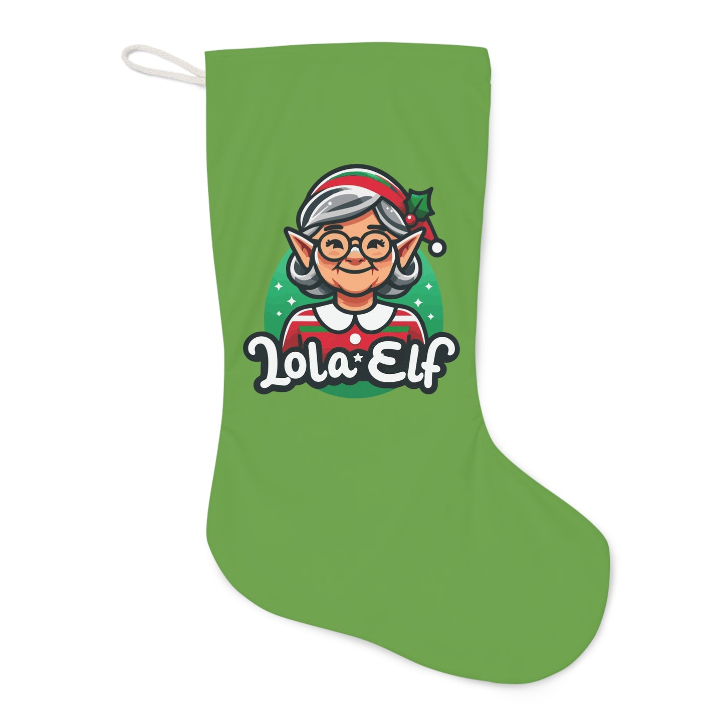 Lola Elf Christmas Stocking