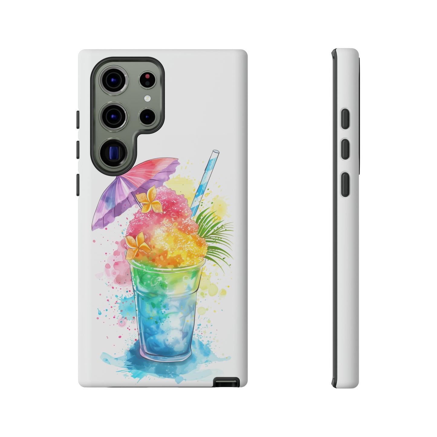 Shave Ice Plumeria Hawaiian Tropical Phone Case, 808, Island Tropics, Wireless Compatible, Protective Cell Phone Case iPhone, Samsung, Pixel