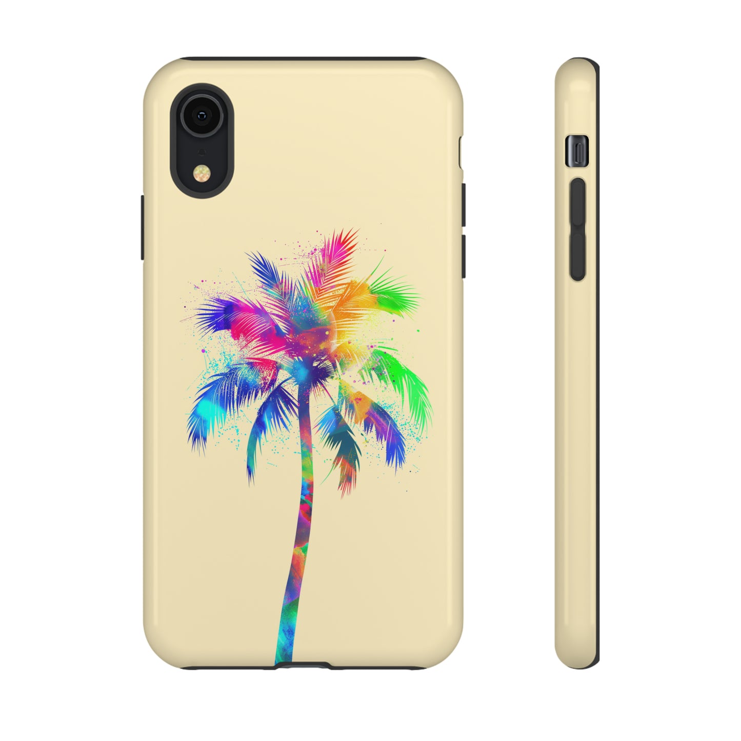 Colorful Palm Tree Hawaiian Tropical Phone Case, Island Tropics, Wireless Compatible, Protective Cell Phone Case for iPhone, Samsung, Pixel