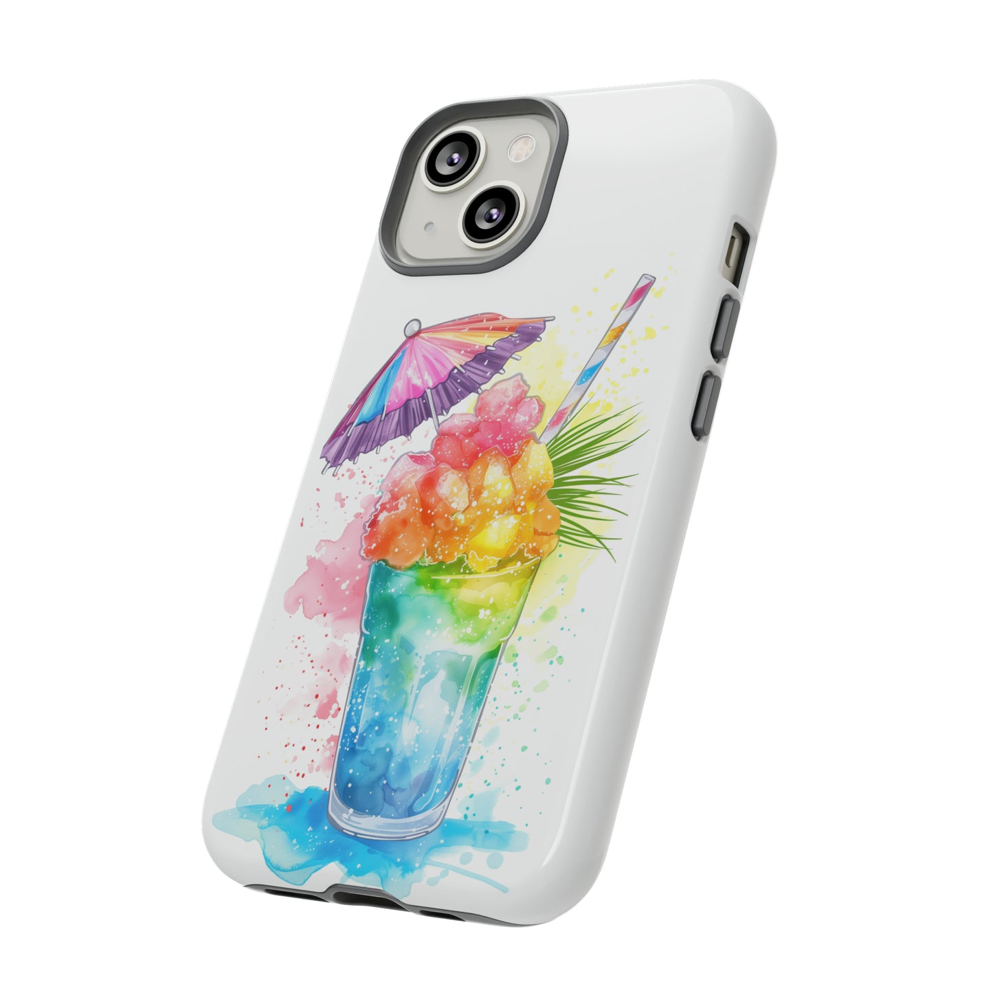 Shave Ice Colorful Hawaiian Tropical Phone Case, 808, Island Tropics, Wireless Compatible, Protective Cell Phone Case iPhone, Samsung, Pixel