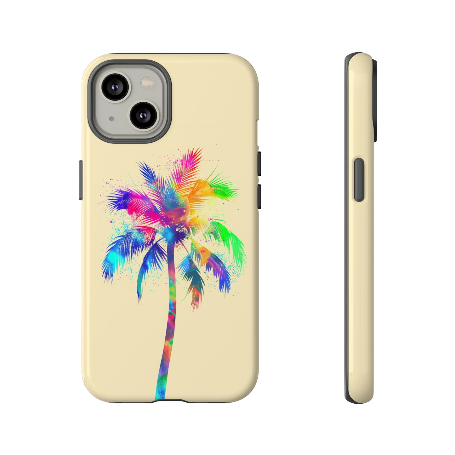 Colorful Palm Tree Hawaiian Tropical Phone Case, Island Tropics, Wireless Compatible, Protective Cell Phone Case for iPhone, Samsung, Pixel