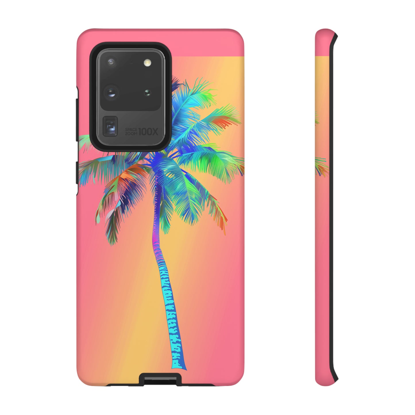 Palm Tree Pink Hawaiian Tropical Phone Case, 808, Island Tropics, Wireless Compatible, Protective Cell Phone Case for iPhone, Samsung, Pixel