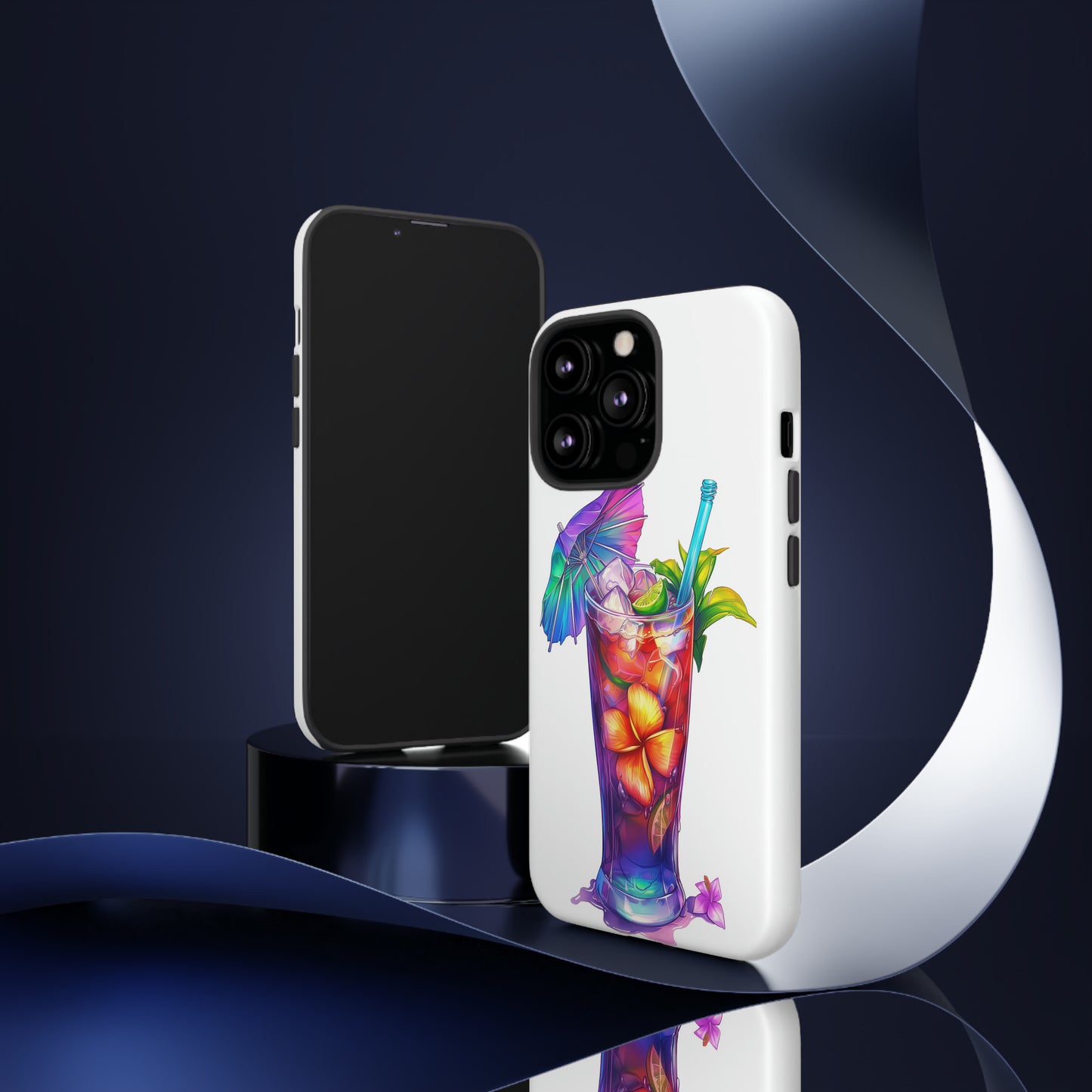 Mai Tai Cocktail Hawaiian Tropical Phone Case, 808, Island Tropics, Wireless Compatible, Protective Cell Phone Case iPhone, Samsung, Pixel