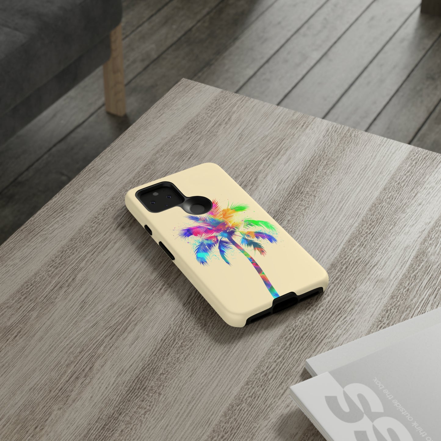 Colorful Palm Tree Hawaiian Tropical Phone Case, Island Tropics, Wireless Compatible, Protective Cell Phone Case for iPhone, Samsung, Pixel
