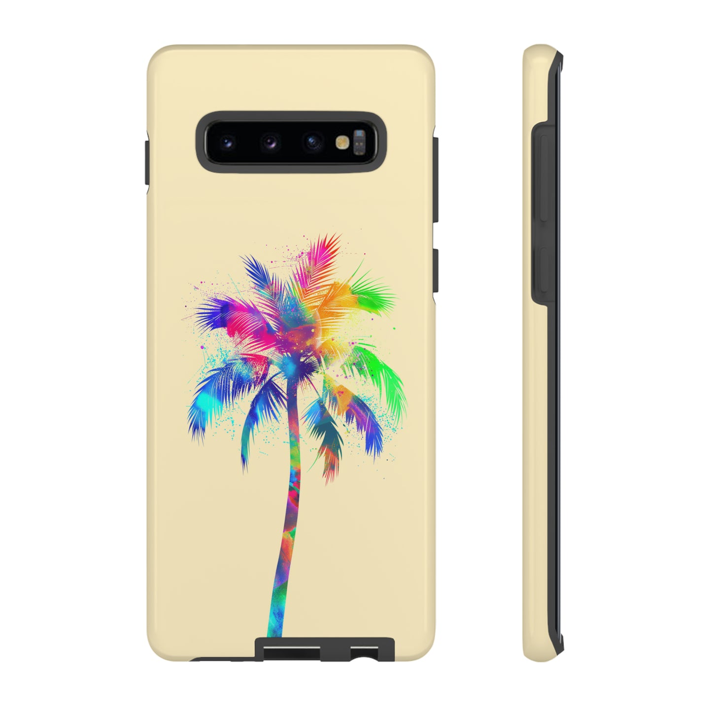 Colorful Palm Tree Hawaiian Tropical Phone Case, Island Tropics, Wireless Compatible, Protective Cell Phone Case for iPhone, Samsung, Pixel