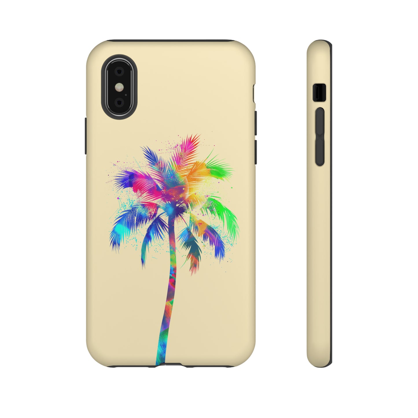 Colorful Palm Tree Hawaiian Tropical Phone Case, Island Tropics, Wireless Compatible, Protective Cell Phone Case for iPhone, Samsung, Pixel