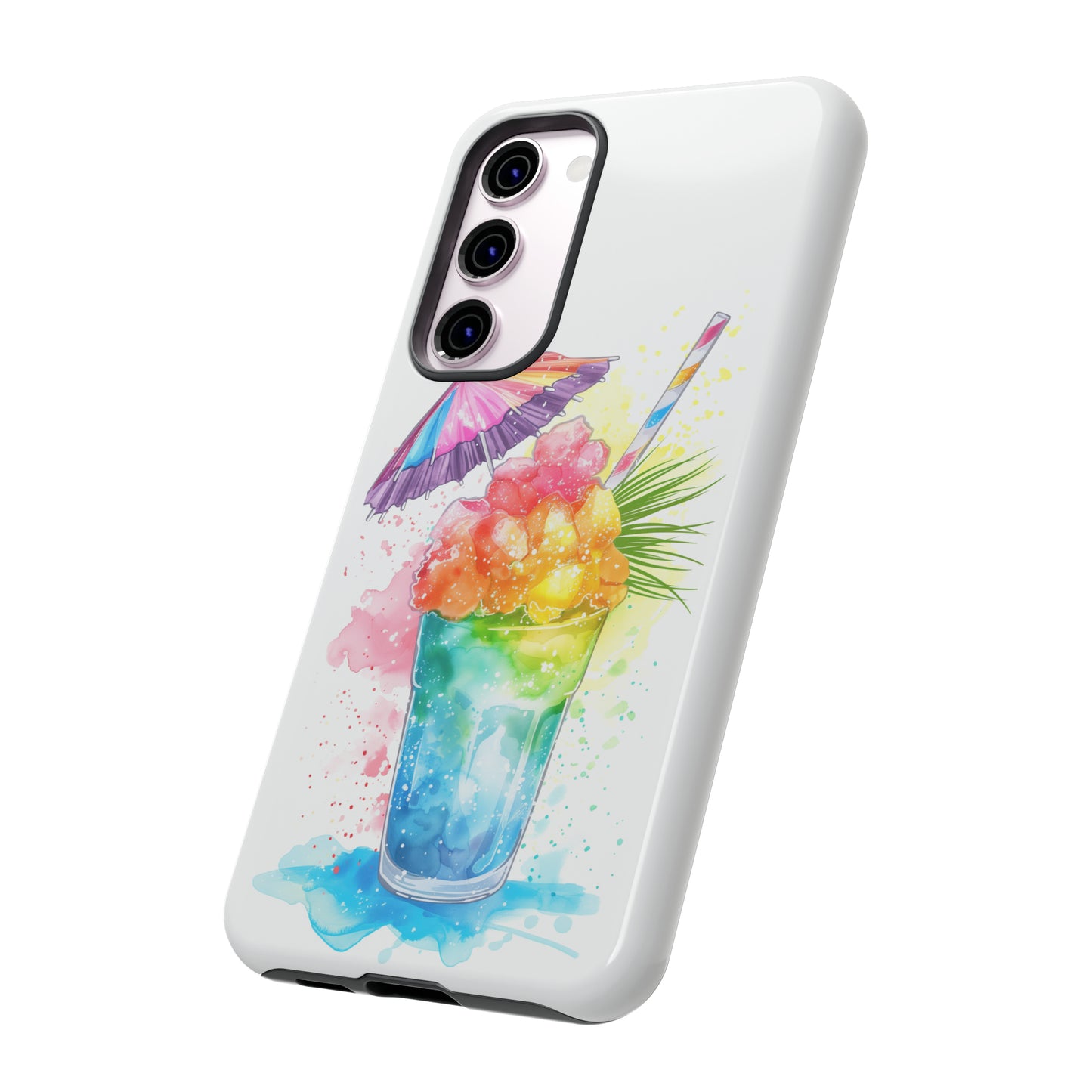 Shave Ice Colorful Hawaiian Tropical Phone Case, 808, Island Tropics, Wireless Compatible, Protective Cell Phone Case iPhone, Samsung, Pixel