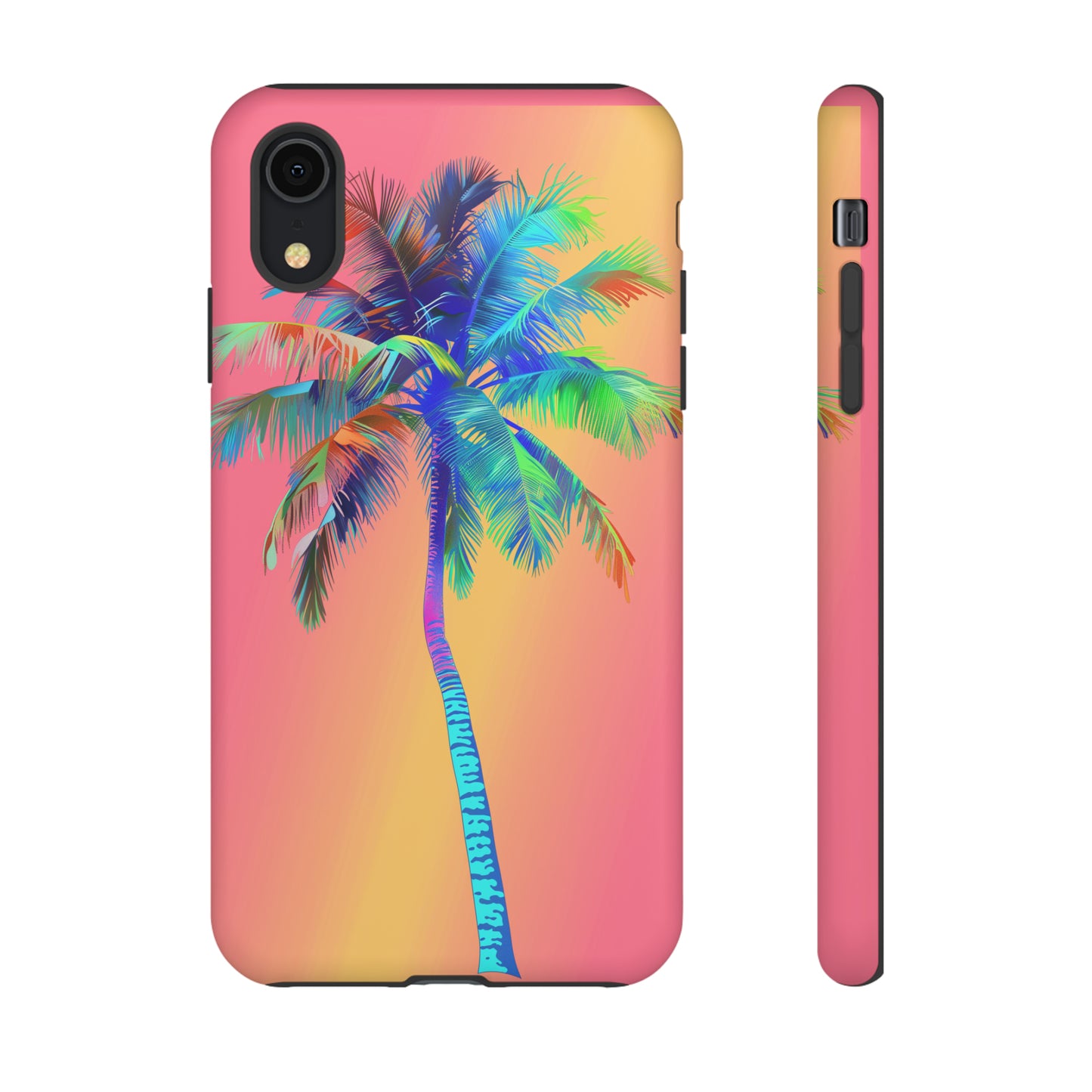 Palm Tree Pink Hawaiian Tropical Phone Case, 808, Island Tropics, Wireless Compatible, Protective Cell Phone Case for iPhone, Samsung, Pixel
