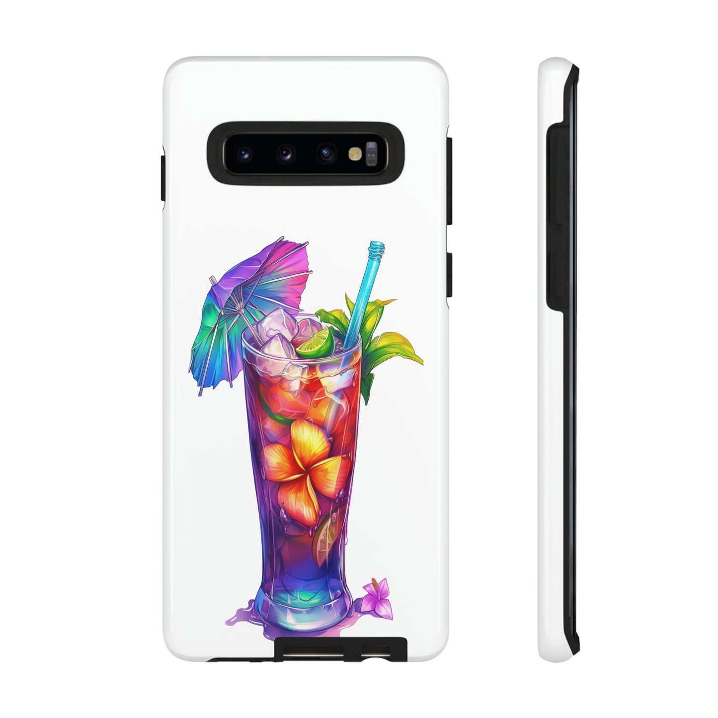 Mai Tai Cocktail Hawaiian Tropical Phone Case, 808, Island Tropics, Wireless Compatible, Protective Cell Phone Case iPhone, Samsung, Pixel