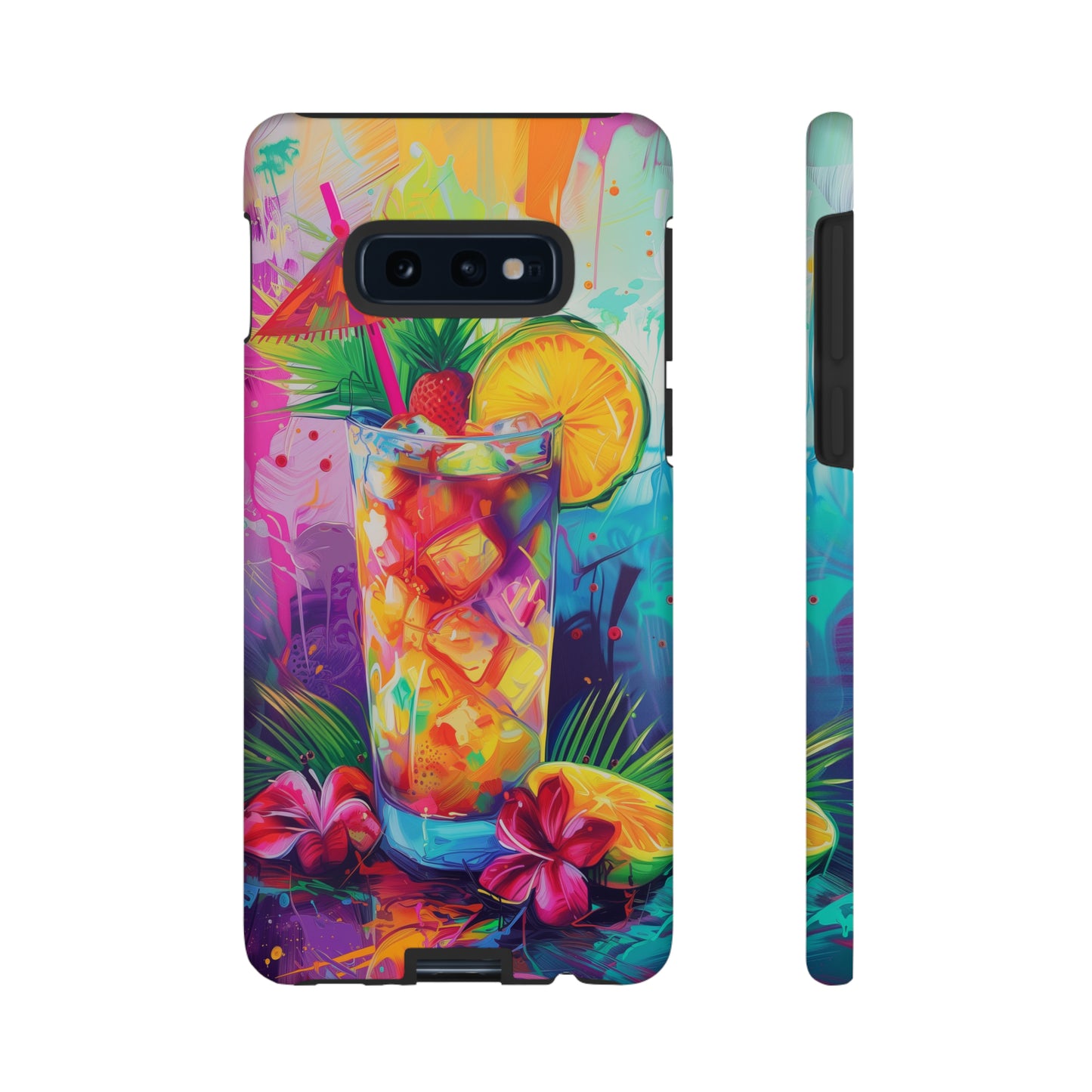 Mai Tai Cocktail Hawaiian Tropical Phone Case, 808, Island Tropics, Wireless Compatible, Protective Cell Phone Case iPhone, Samsung, Pixel