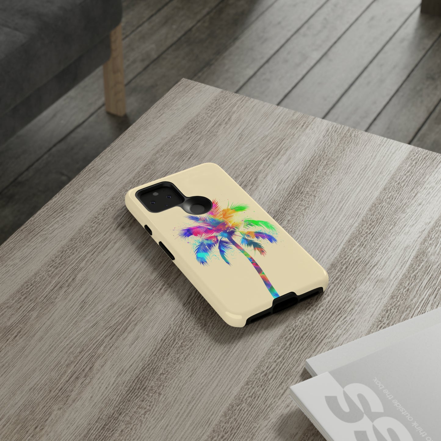 Colorful Palm Tree Hawaiian Tropical Phone Case, Island Tropics, Wireless Compatible, Protective Cell Phone Case for iPhone, Samsung, Pixel
