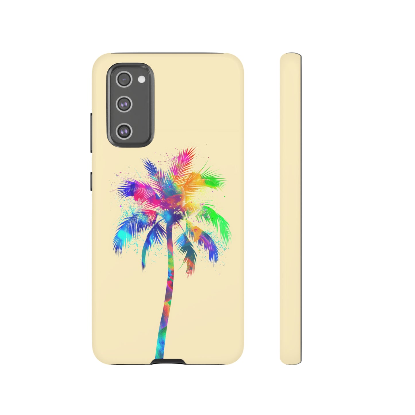 Colorful Palm Tree Hawaiian Tropical Phone Case, Island Tropics, Wireless Compatible, Protective Cell Phone Case for iPhone, Samsung, Pixel
