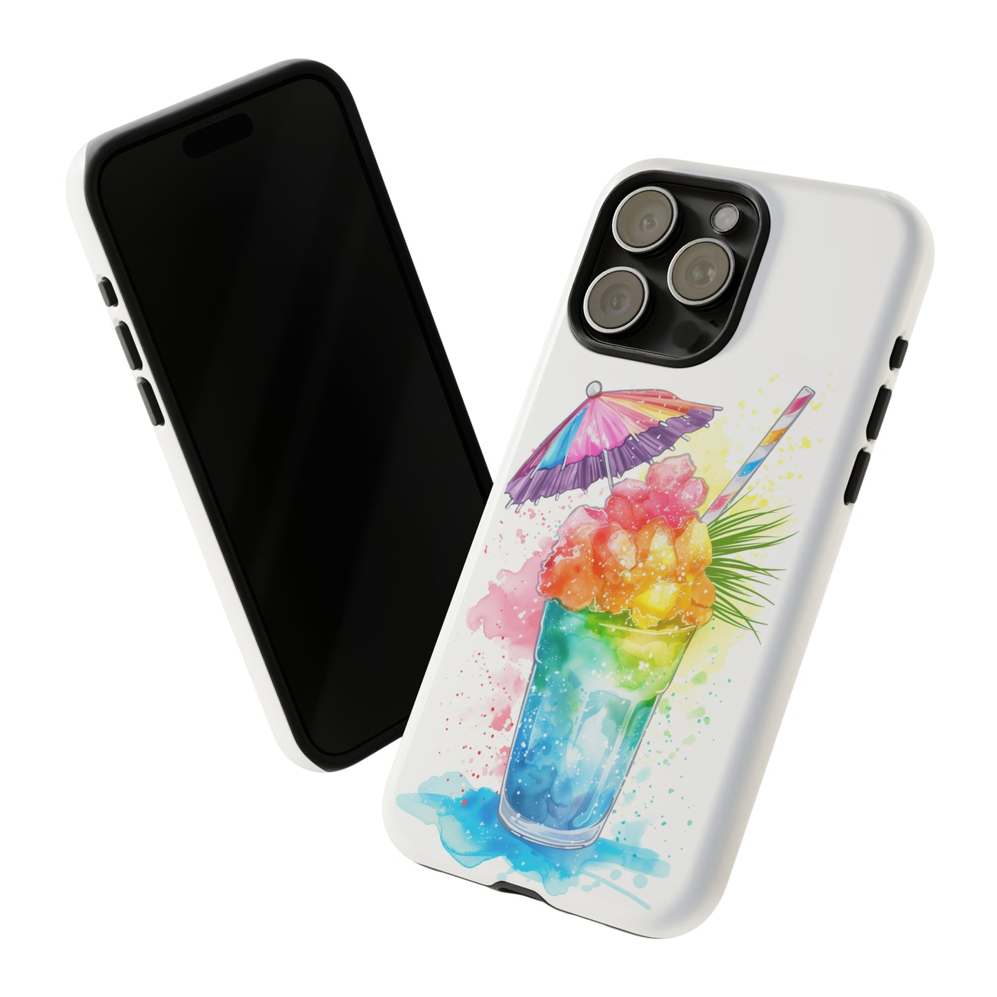 Shave Ice Colorful Hawaiian Tropical Phone Case, 808, Island Tropics, Wireless Compatible, Protective Cell Phone Case iPhone, Samsung, Pixel