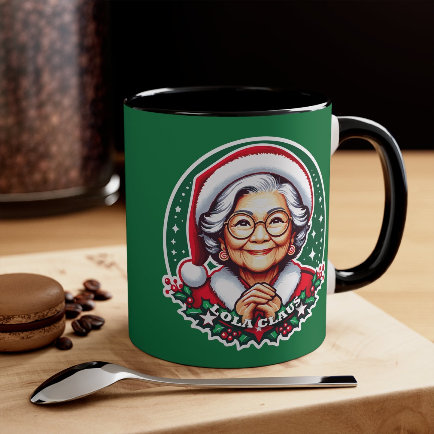 Lola Claus Coffee Mug, Lola Gifts, Promoted to Lola, Pregnancy Announcement, Filipinos Gifts, Filipino Mug, Grandma Mug, Grandmother Mug