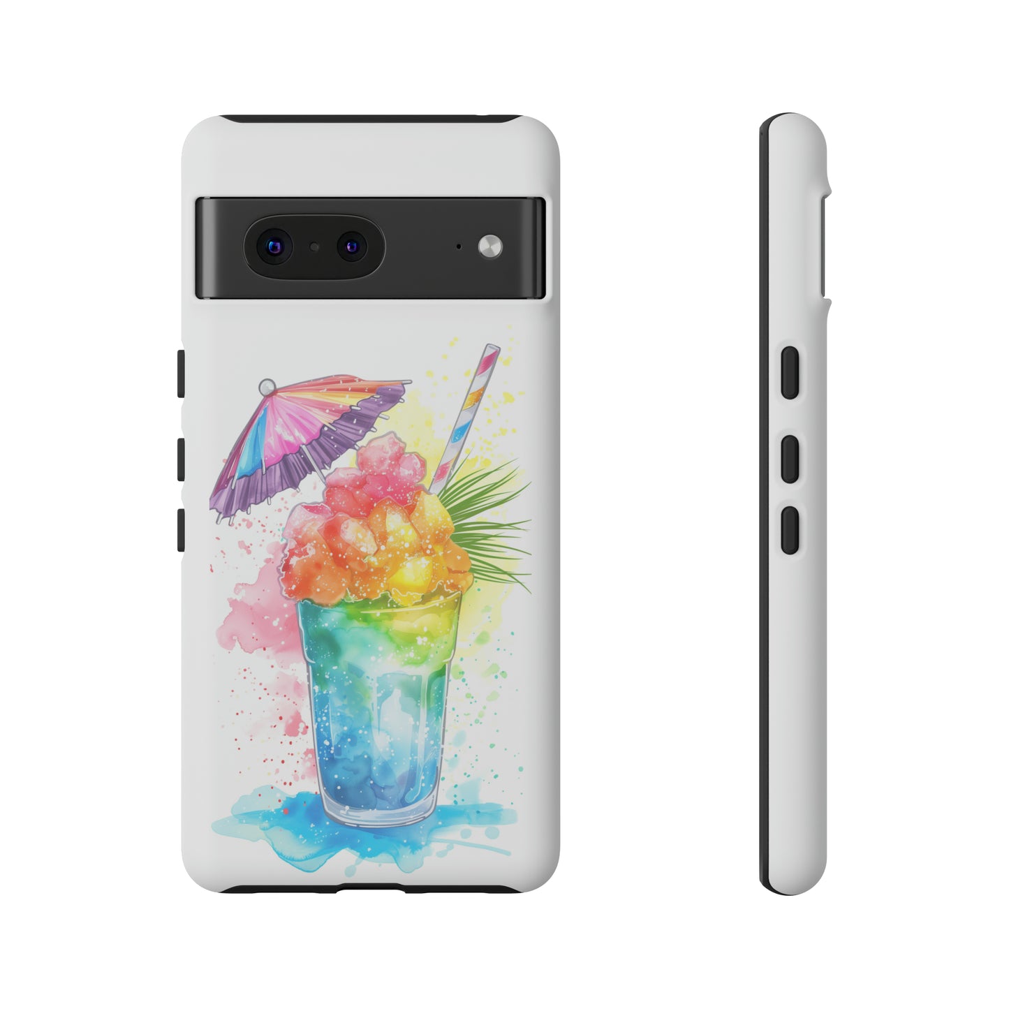 Shave Ice Colorful Hawaiian Tropical Phone Case, 808, Island Tropics, Wireless Compatible, Protective Cell Phone Case iPhone, Samsung, Pixel