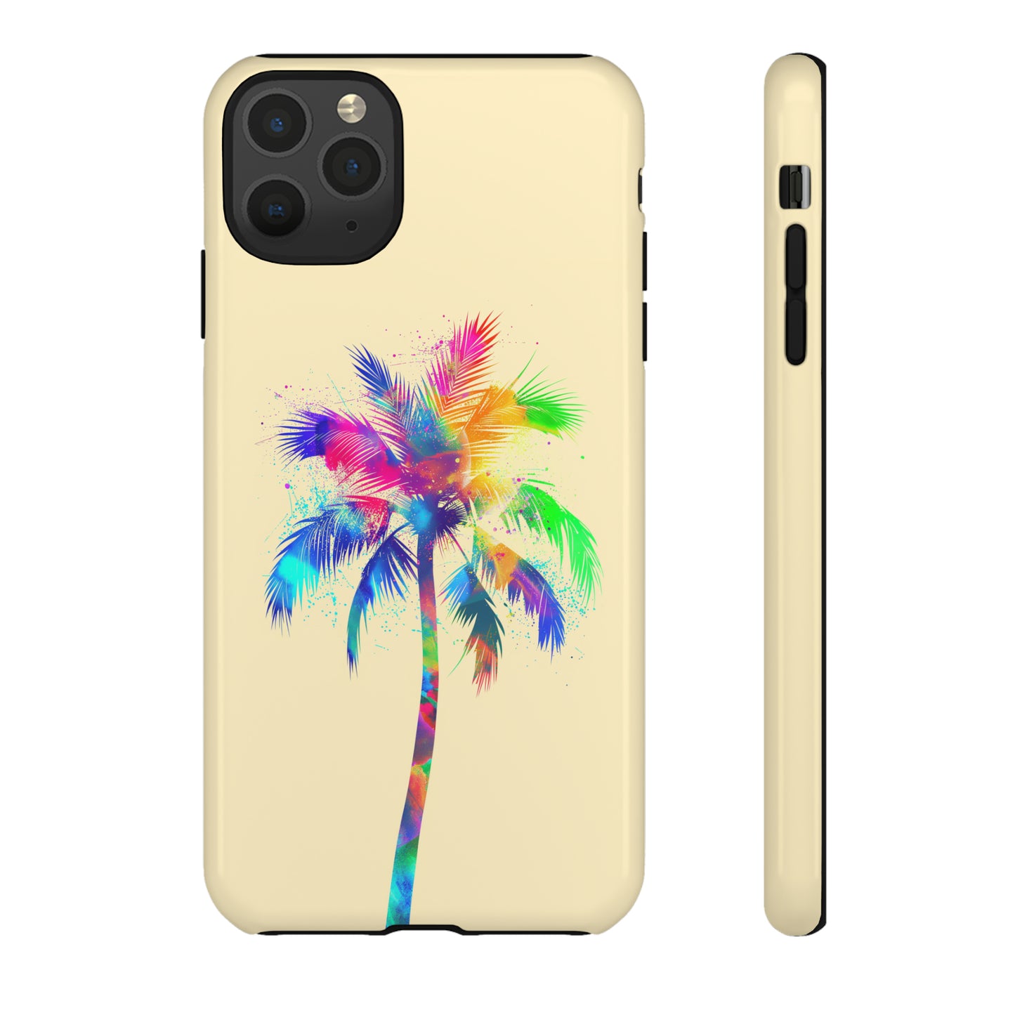 Colorful Palm Tree Hawaiian Tropical Phone Case, Island Tropics, Wireless Compatible, Protective Cell Phone Case for iPhone, Samsung, Pixel