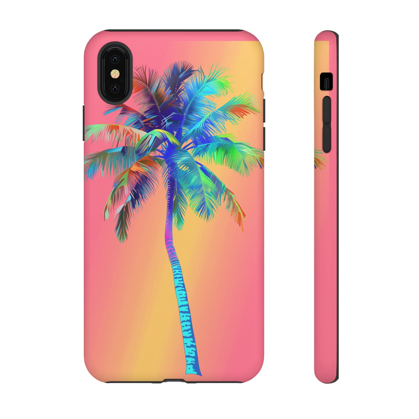 Palm Tree Pink Hawaiian Tropical Phone Case, 808, Island Tropics, Wireless Compatible, Protective Cell Phone Case for iPhone, Samsung, Pixel