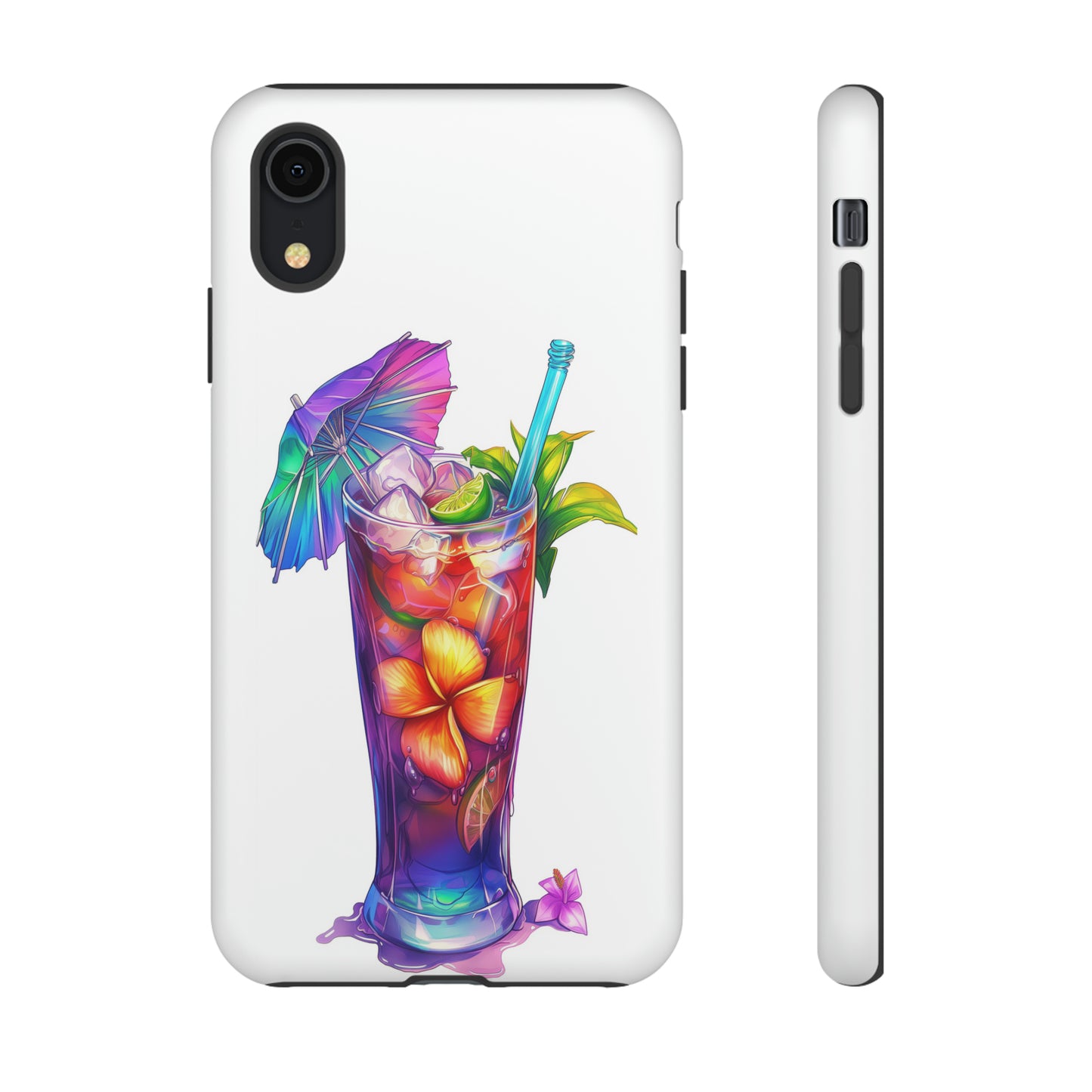 Mai Tai Cocktail Hawaiian Tropical Phone Case, 808, Island Tropics, Wireless Compatible, Protective Cell Phone Case iPhone, Samsung, Pixel