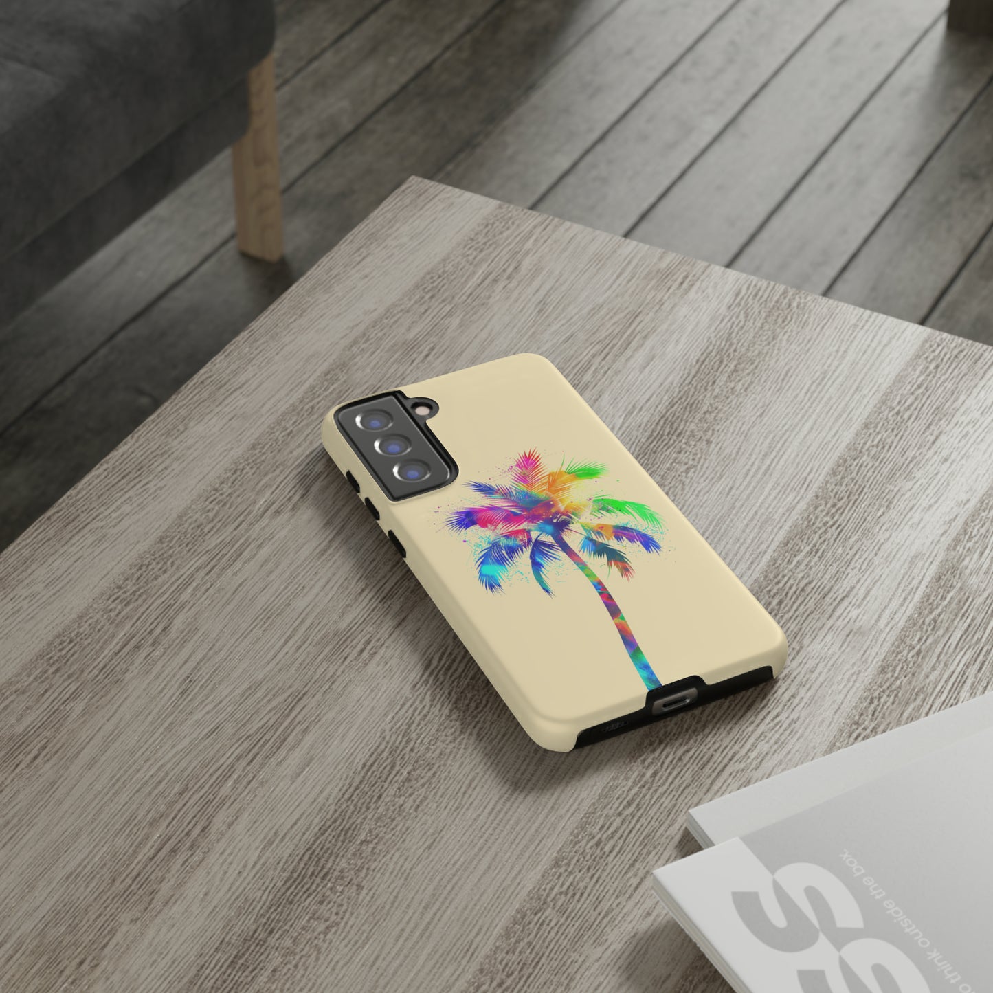 Colorful Palm Tree Hawaiian Tropical Phone Case, Island Tropics, Wireless Compatible, Protective Cell Phone Case for iPhone, Samsung, Pixel