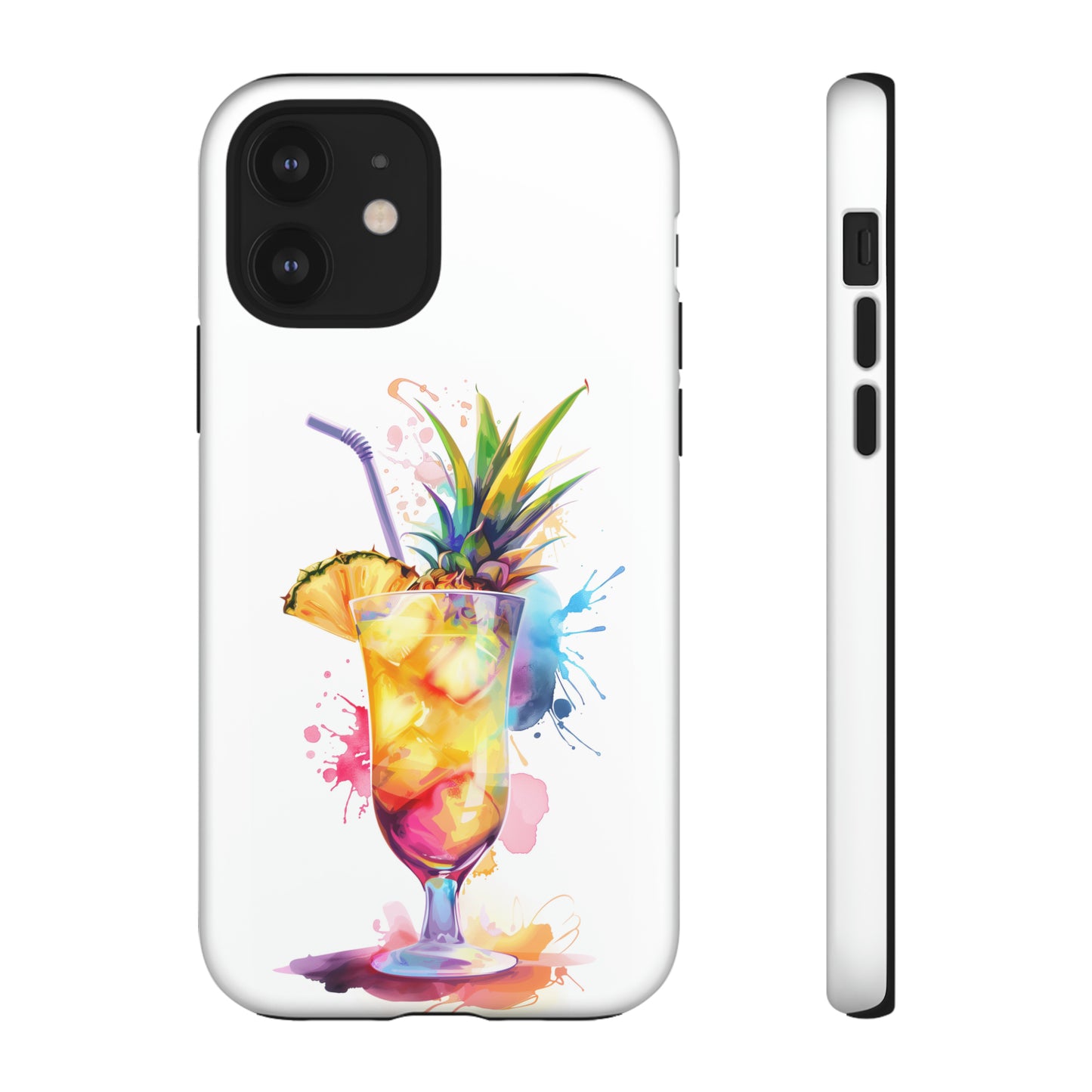 Pina Colada Cocktail Hawaiian Tropical Phone Case, Island Tropics, Wireless Compatible, Protective Cell Phone Case iPhone, Samsung, Pixel
