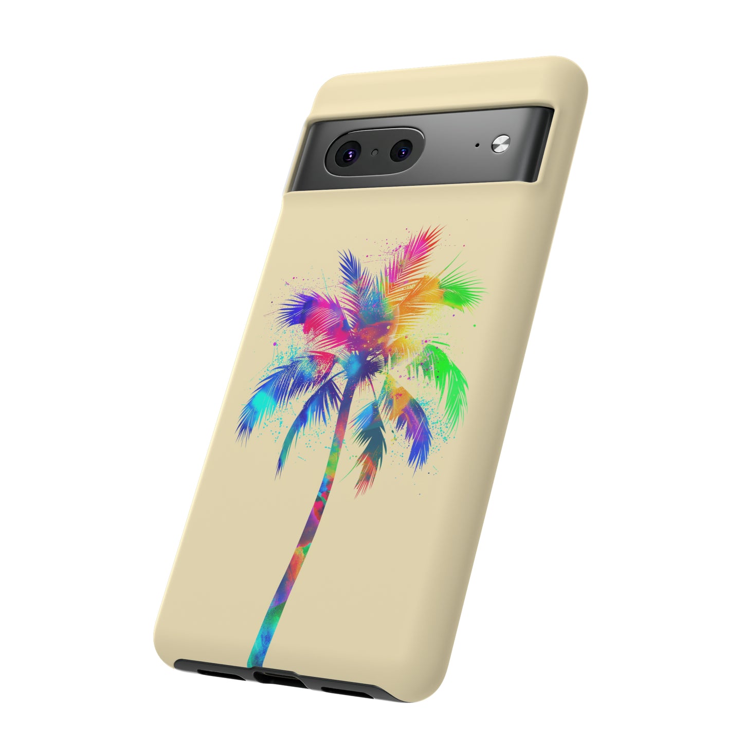 Colorful Palm Tree Hawaiian Tropical Phone Case, Island Tropics, Wireless Compatible, Protective Cell Phone Case for iPhone, Samsung, Pixel