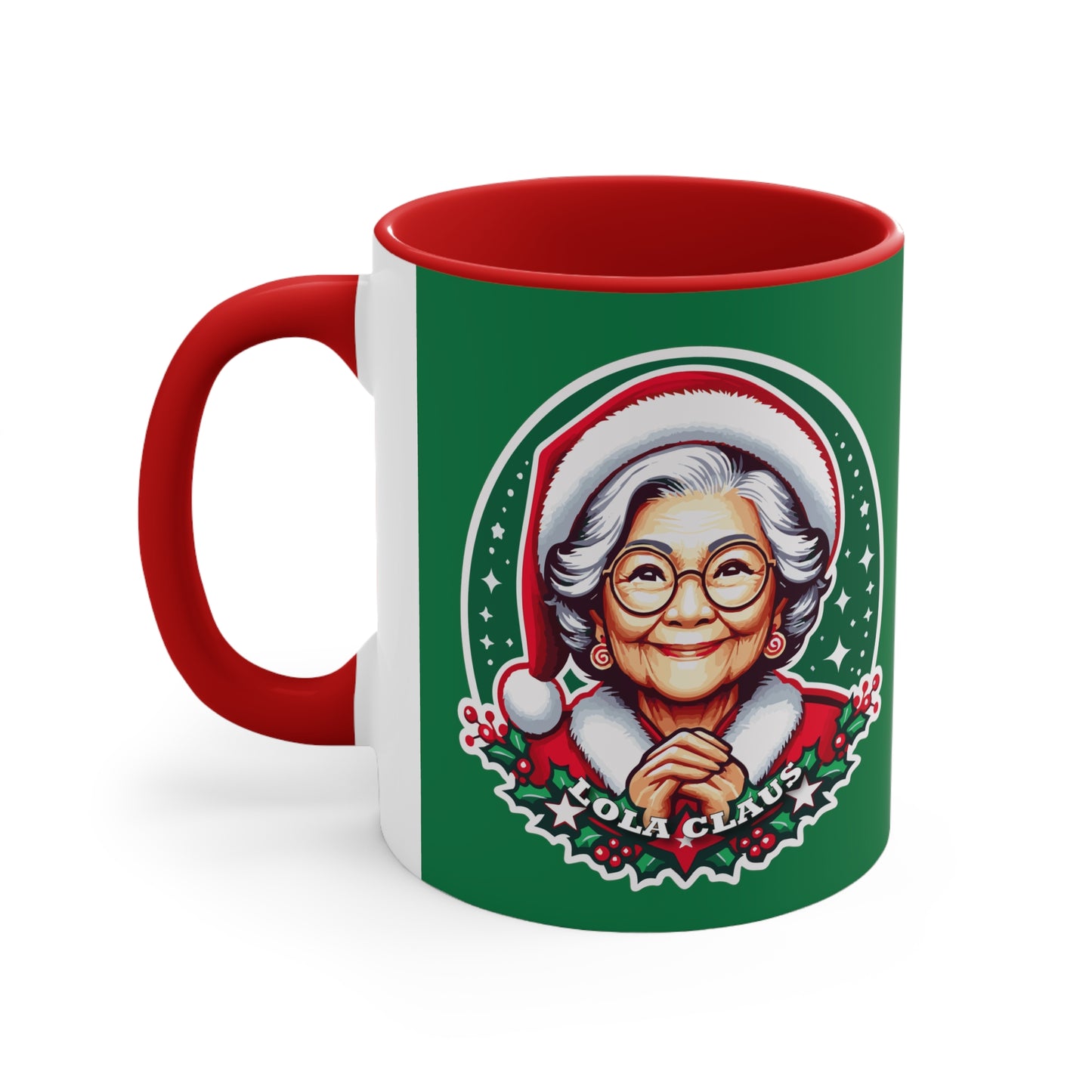 Lola Claus Coffee Mug, Lola Gifts, Promoted to Lola, Pregnancy Announcement, Filipinos Gifts, Filipino Mug, Grandma Mug, Grandmother Mug