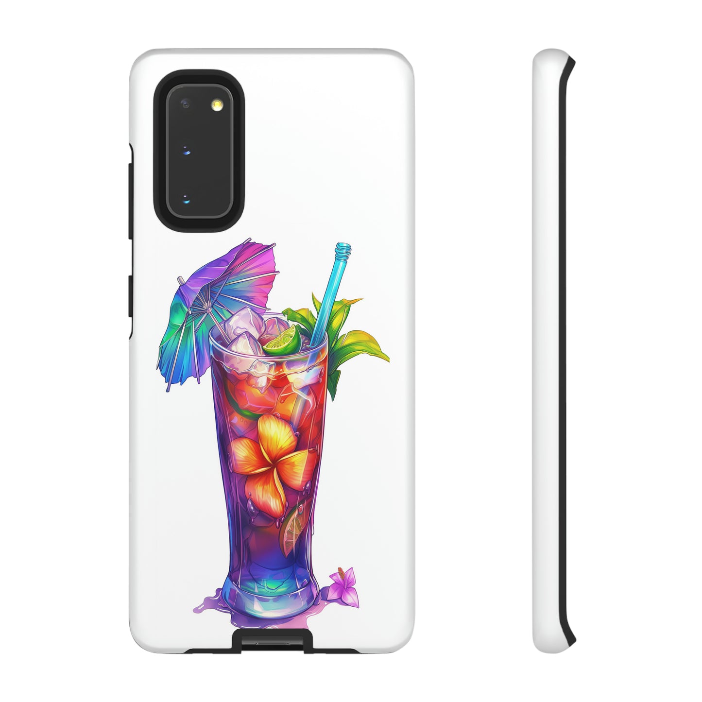 Mai Tai Cocktail Hawaiian Tropical Phone Case, 808, Island Tropics, Wireless Compatible, Protective Cell Phone Case iPhone, Samsung, Pixel