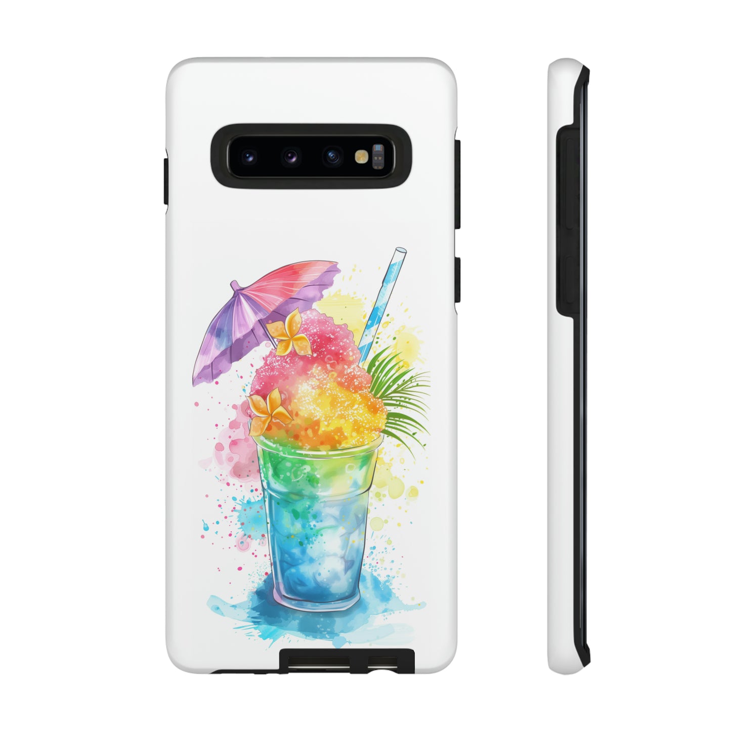 Shave Ice Plumeria Hawaiian Tropical Phone Case, 808, Island Tropics, Wireless Compatible, Protective Cell Phone Case iPhone, Samsung, Pixel