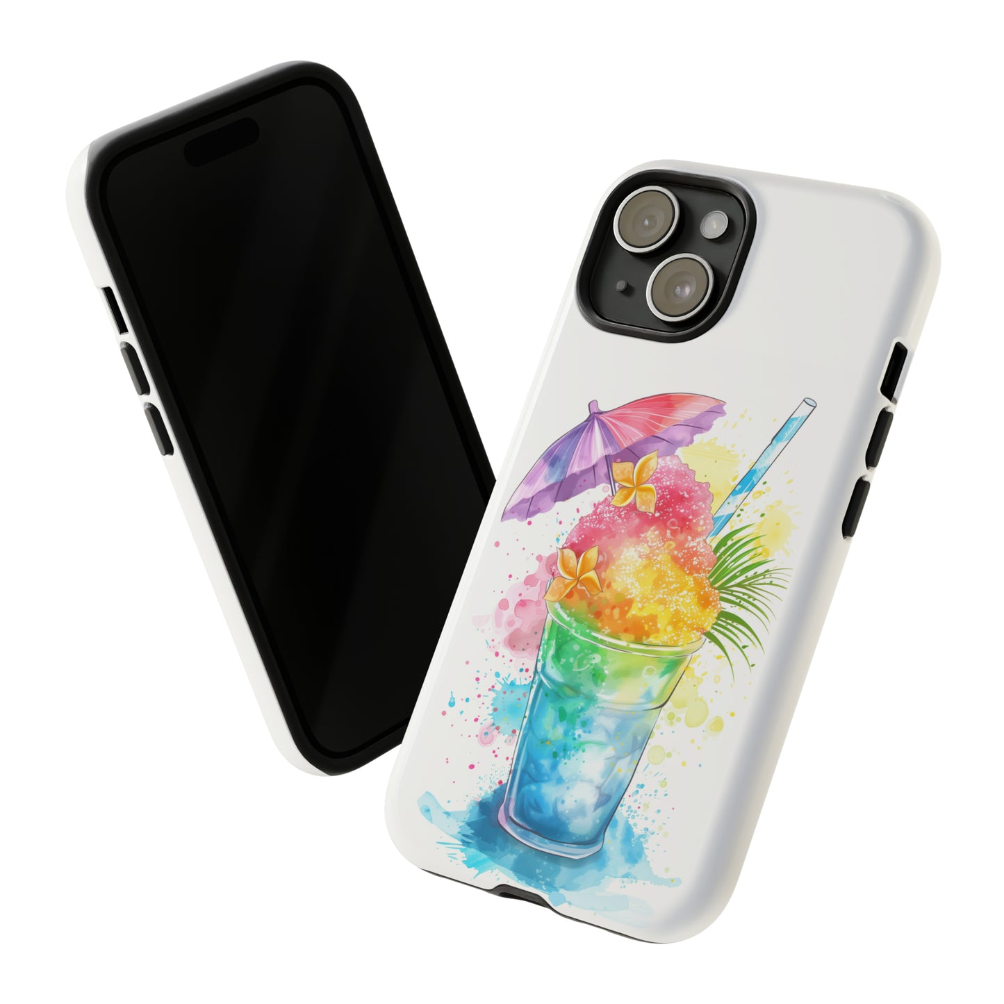 Shave Ice Plumeria Hawaiian Tropical Phone Case, 808, Island Tropics, Wireless Compatible, Protective Cell Phone Case iPhone, Samsung, Pixel