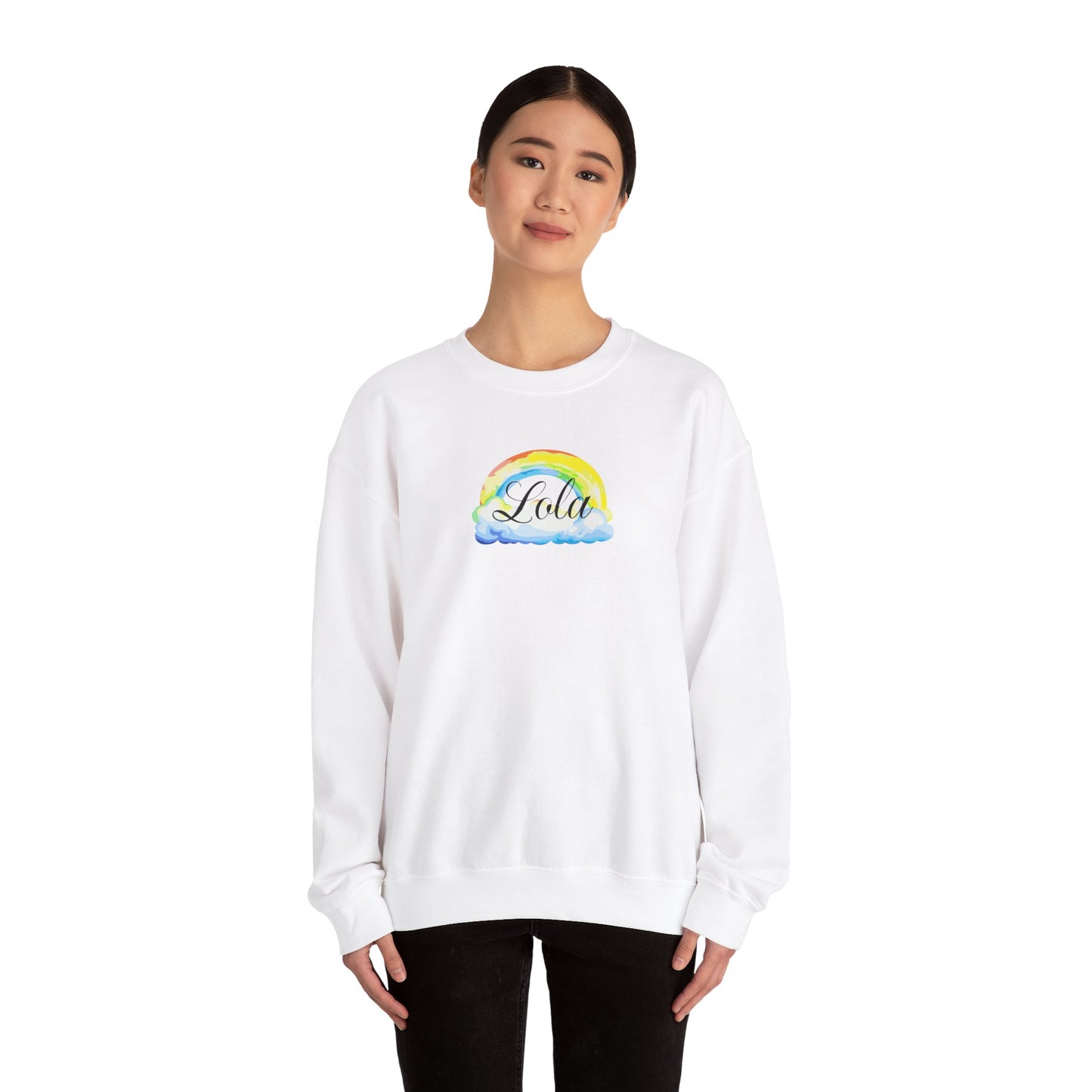 Lola Rainbow Sweatshirt, Lola Gifts, Promoted to Lola, Pregnancy Announcement, Filipinos Gifts, Filipino Sweater, Grandma Sweatshirt