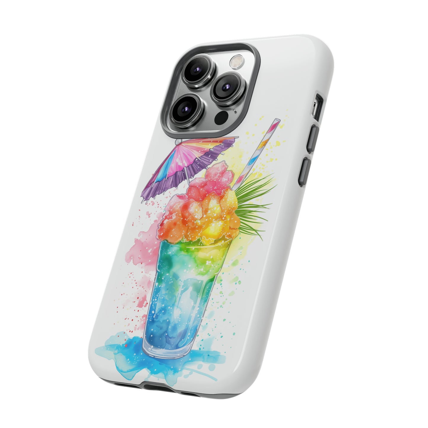 Shave Ice Colorful Hawaiian Tropical Phone Case, 808, Island Tropics, Wireless Compatible, Protective Cell Phone Case iPhone, Samsung, Pixel