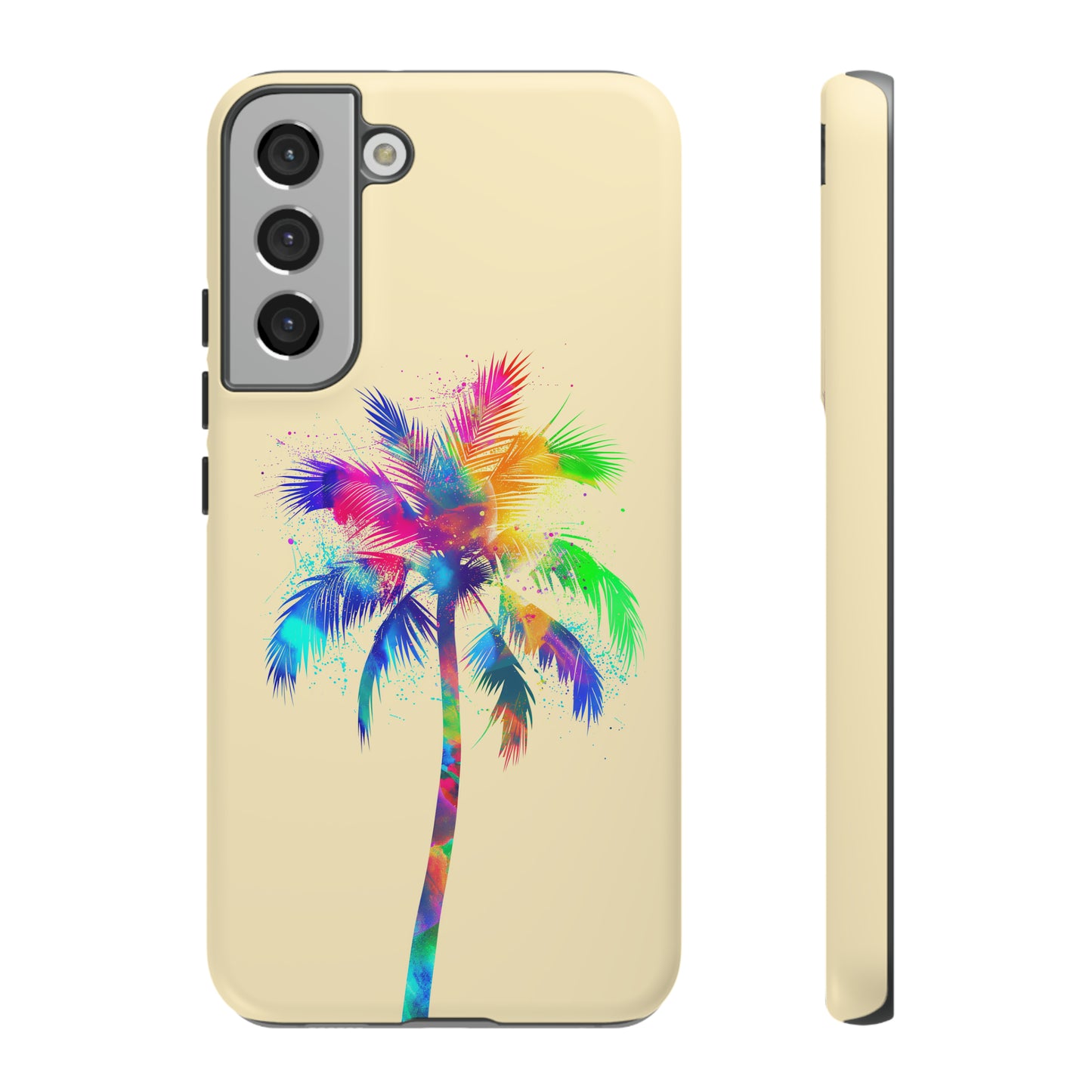 Colorful Palm Tree Hawaiian Tropical Phone Case, Island Tropics, Wireless Compatible, Protective Cell Phone Case for iPhone, Samsung, Pixel