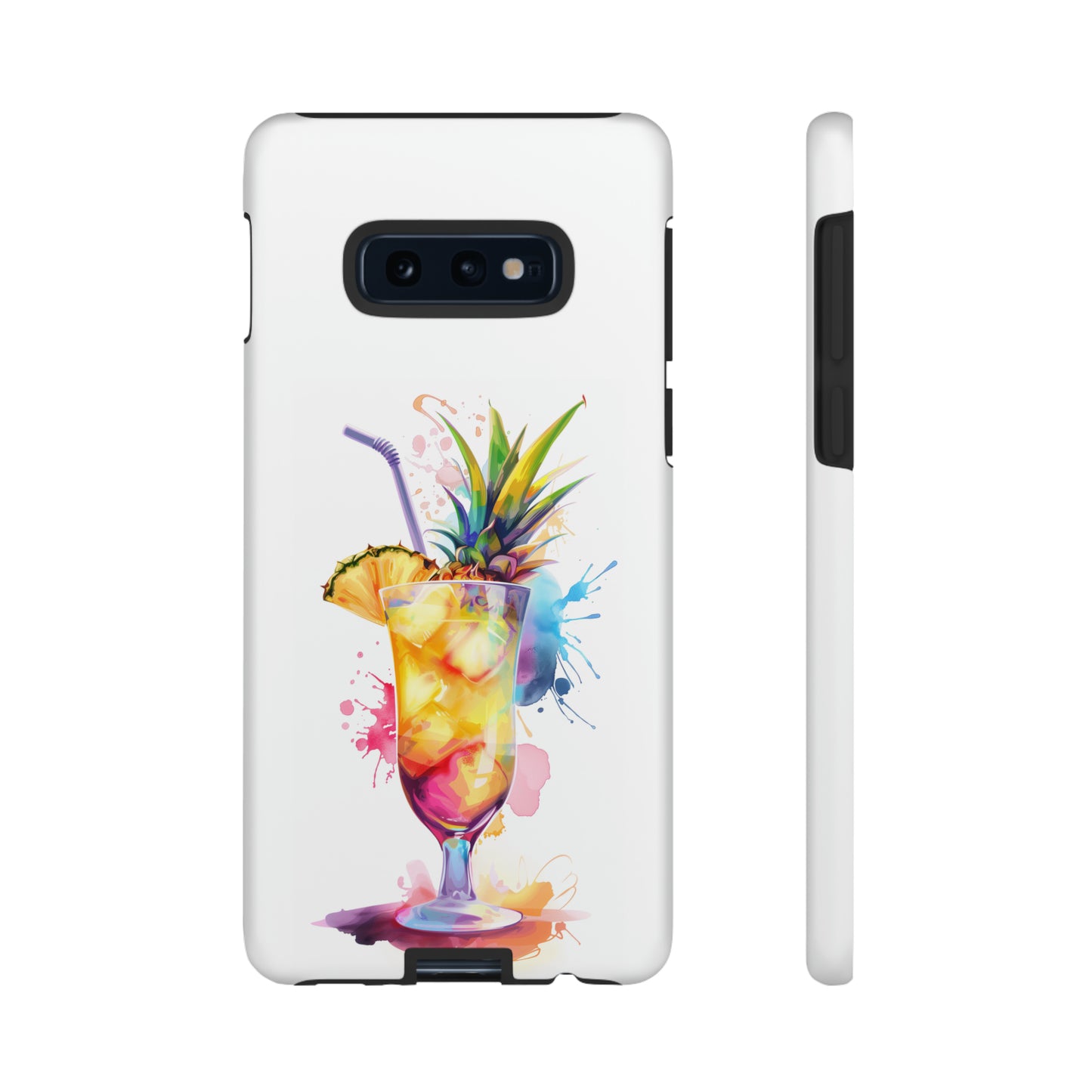 Pina Colada Cocktail Hawaiian Tropical Phone Case, Island Tropics, Wireless Compatible, Protective Cell Phone Case iPhone, Samsung, Pixel