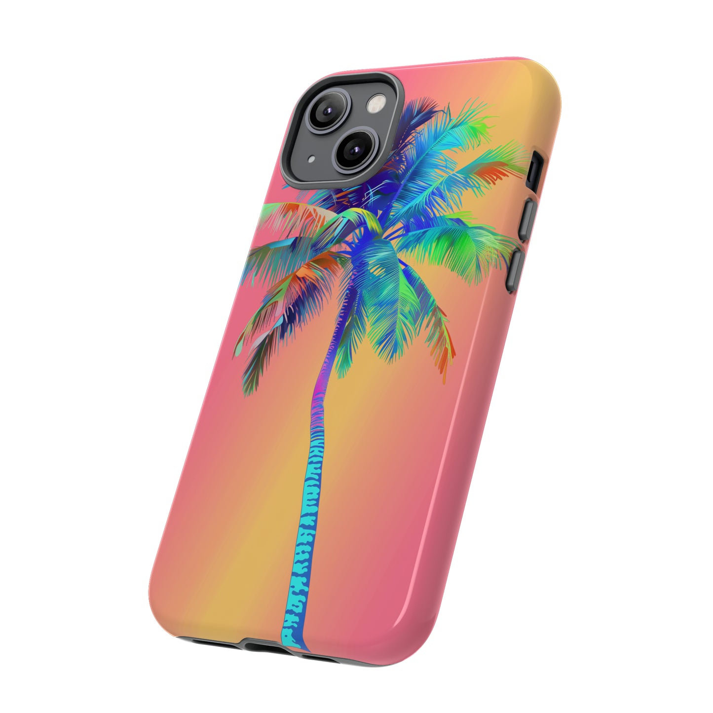 Palm Tree Pink Hawaiian Tropical Phone Case, 808, Island Tropics, Wireless Compatible, Protective Cell Phone Case for iPhone, Samsung, Pixel